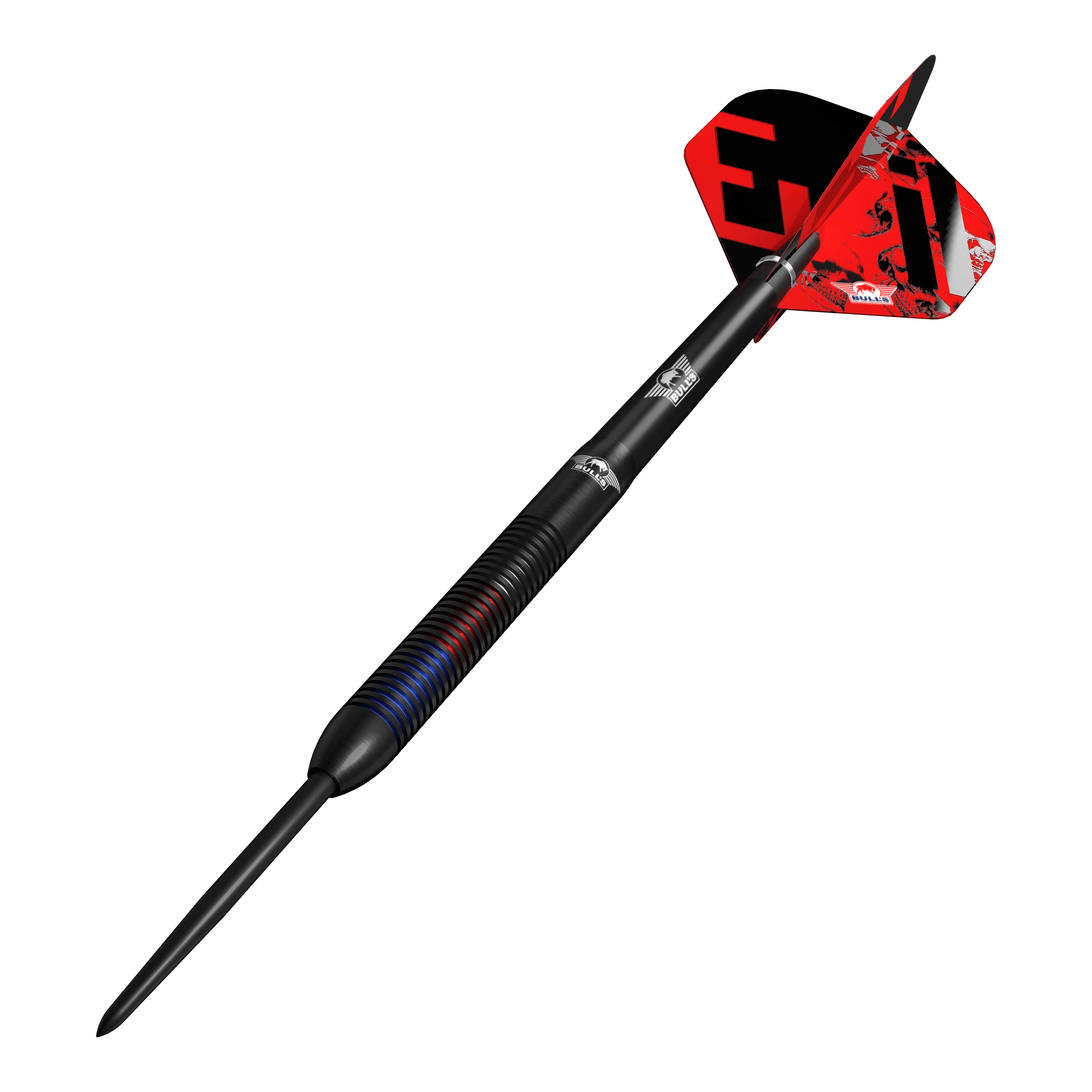 Bulls NL Karel Sedlacek E2 Steeldarts - 24g Zu sehen sind die Bulls NL Karel Sedlacek E2 Steeldarts mit 24 Gramm. Das Produkt wird aus einer anderen Perspektive dargestellt.