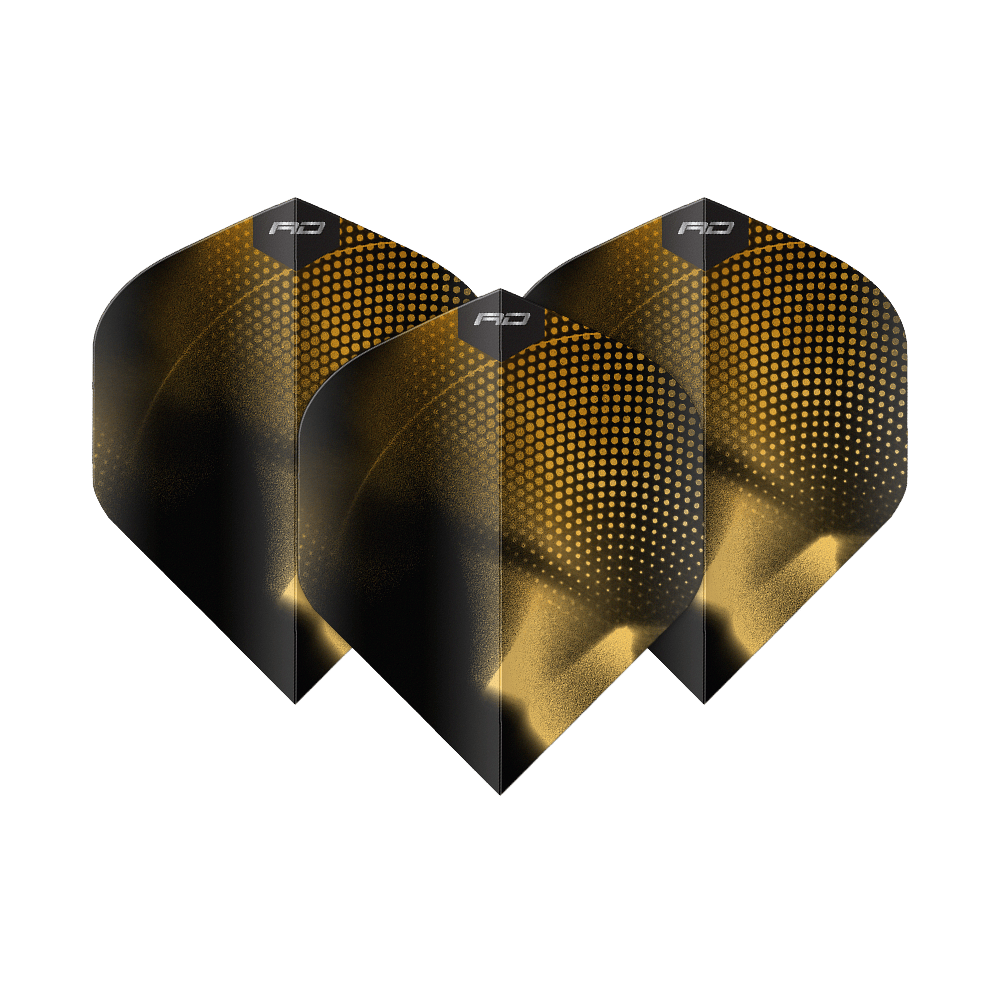 Das Bild zeigt die Red Dragon Hardcore Premium Ascend Premium No2 Standard Flights. Die Flights sind für den Dart-Sport geeignet.