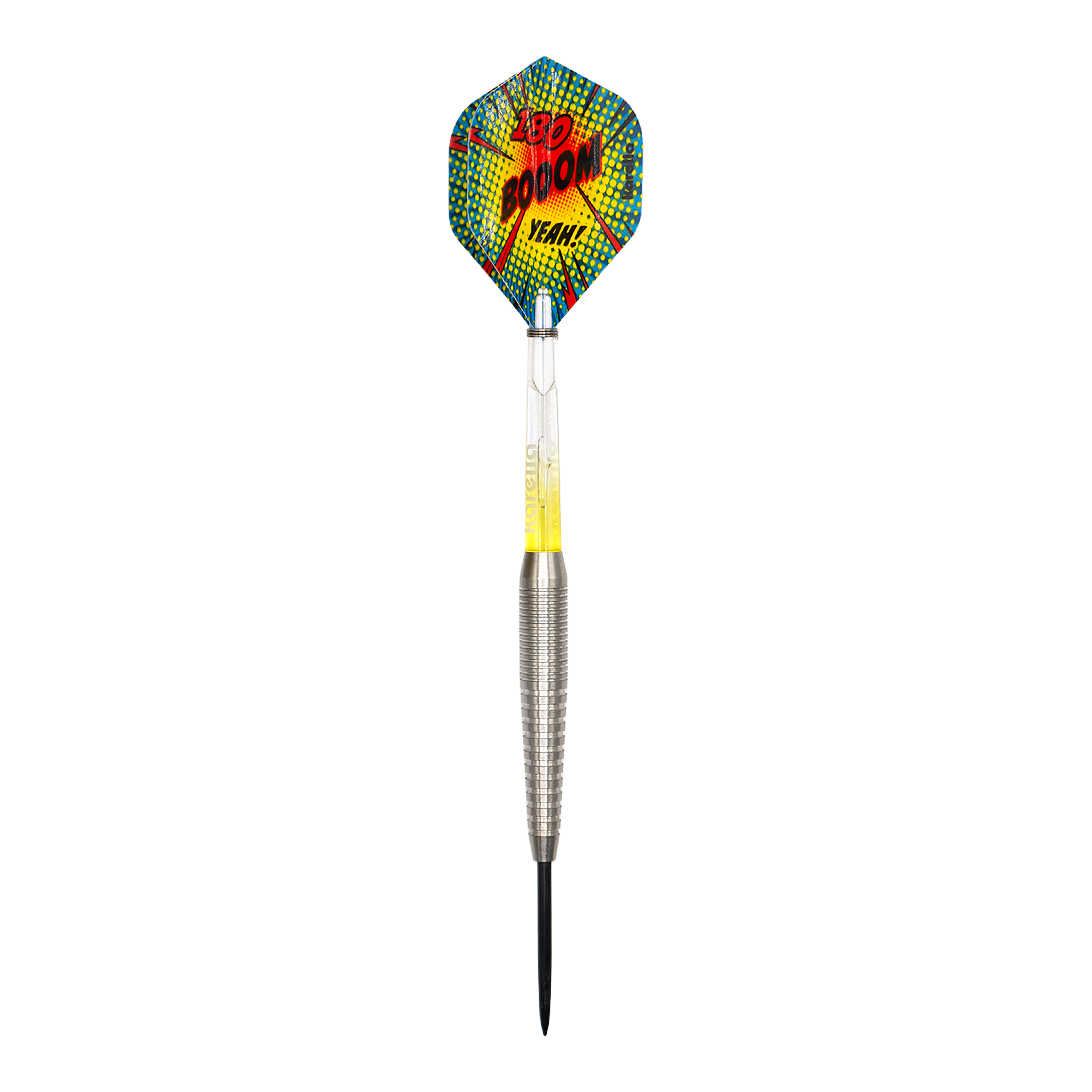 Hier sieht man die Karella Comic Line CL-5 Steeldarts - 21g. Es sind stilvolle Steeldarts für präzises Werfen.