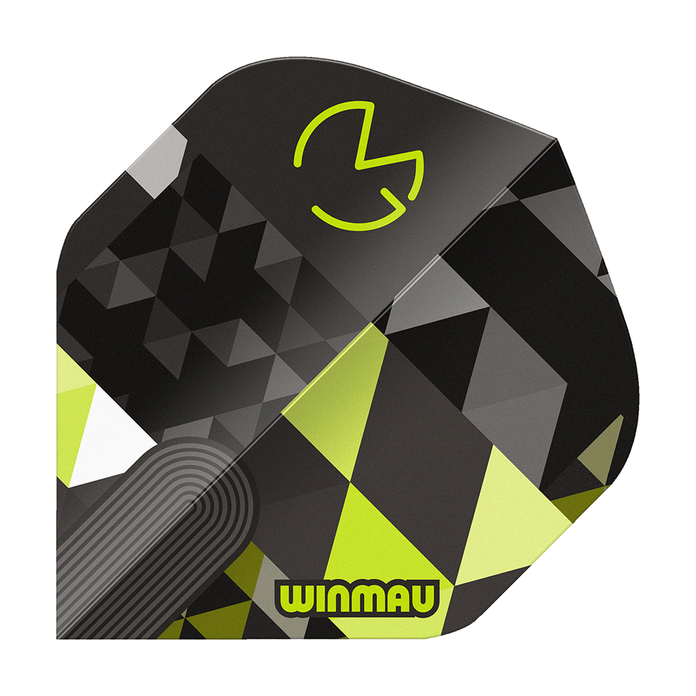 Winmau Prism Delta MvG Logo Green No2 Standard Flights Winmau Prism Delta MvG Logo Green No2 Standard Flights