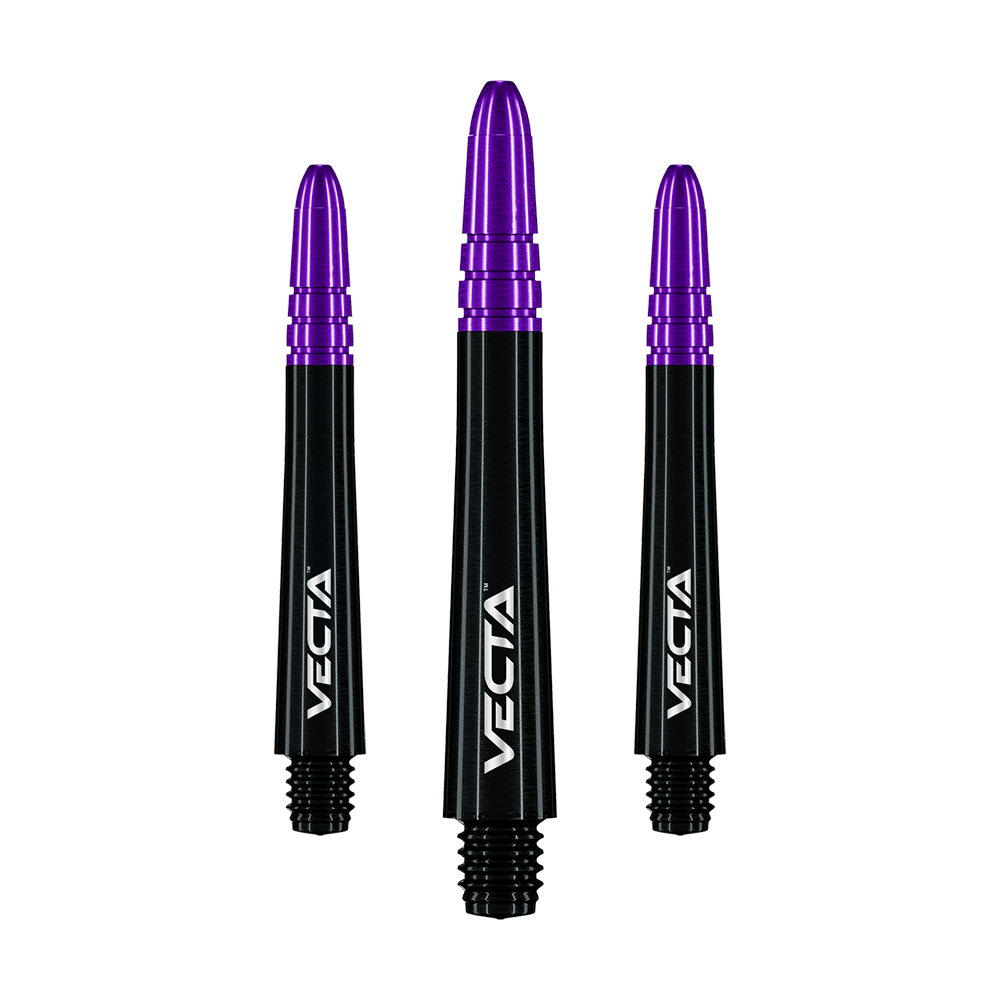 Winmau Vecta Shafts - Schwarz Lila Winmau Vecta Shafts - Schwarz Lila