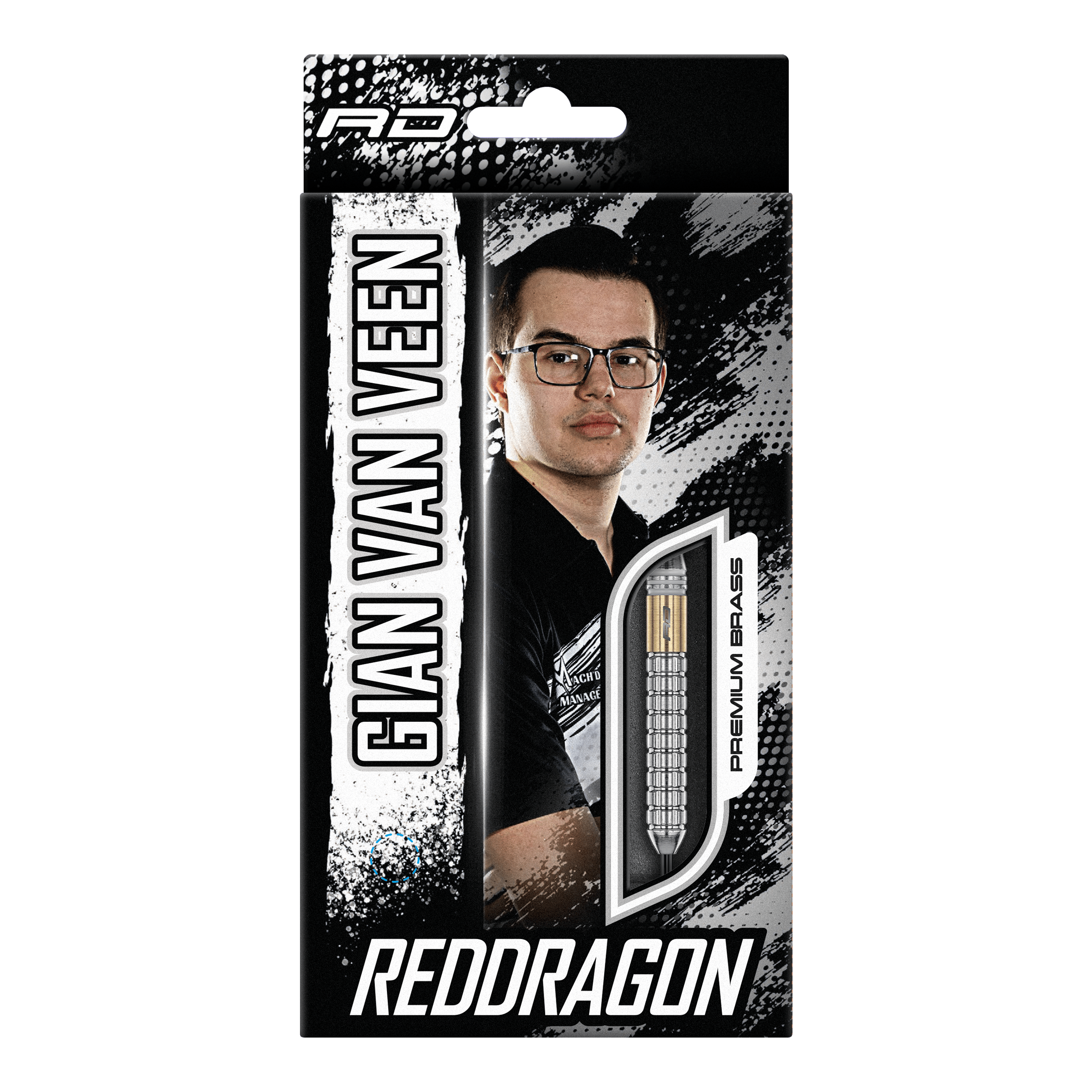 Red Dragon Gian Van Veen Brass Steeldarts - 21 g Red Dragon Gian Van Veen Brass Steeldarts - 21 g