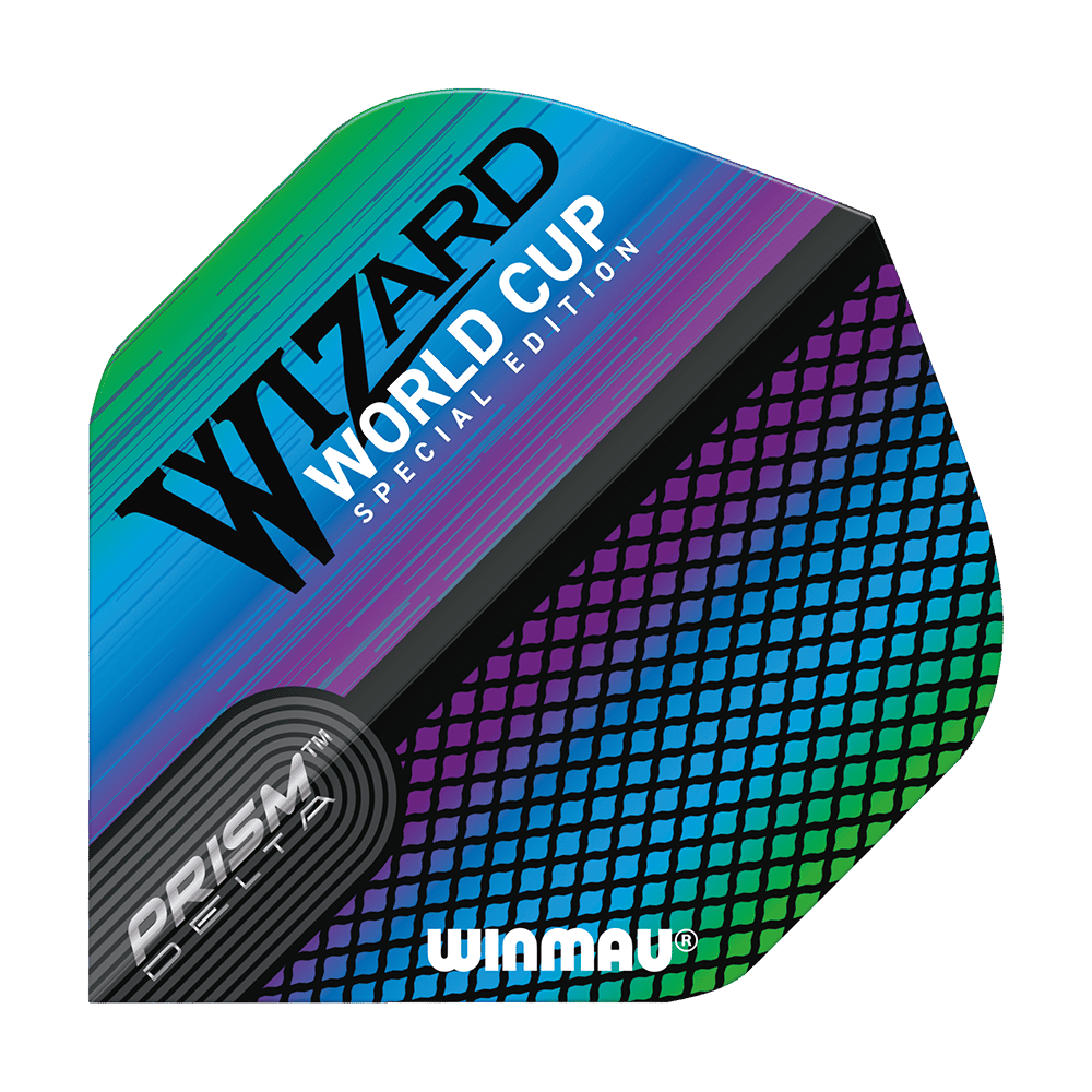 Winmau Prism Delta Wizard Rainbow Standard Flights