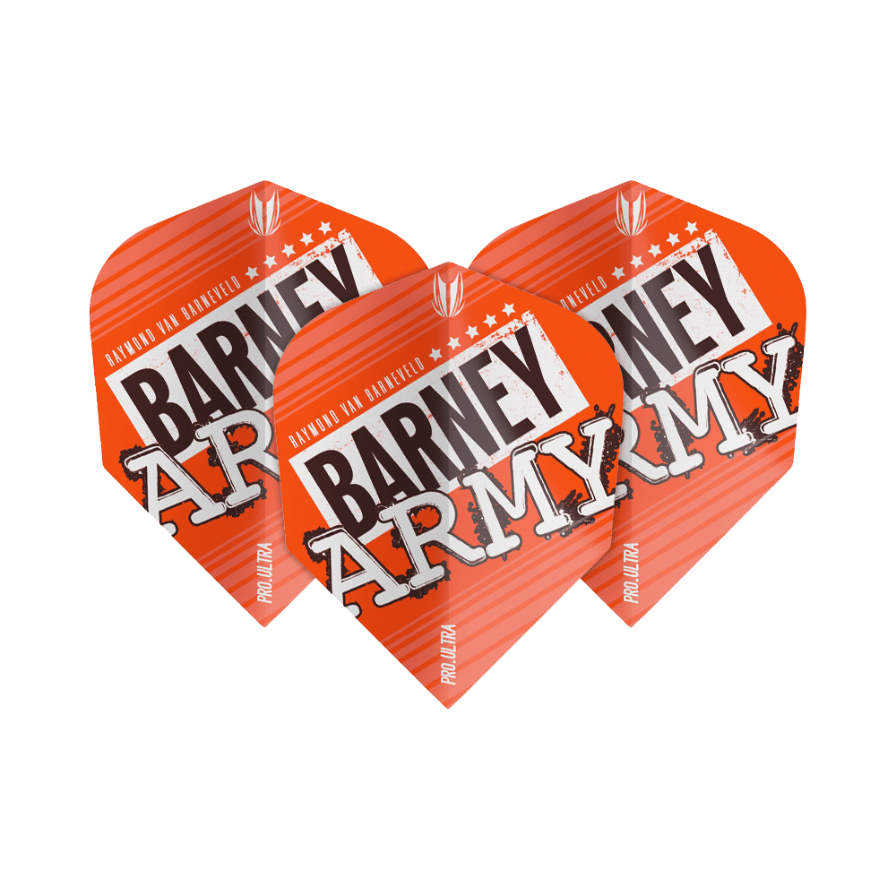 Target ProUltra Barney Army Orange Ten-X Flights