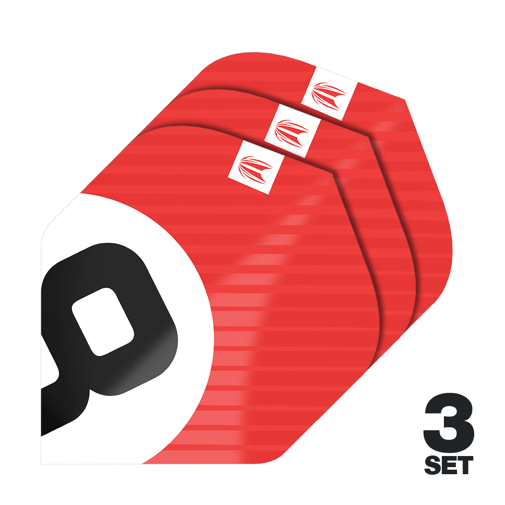 Target Pro Ultra Chicane Red No2 Standard Flights - 3 Sets Target Pro Ultra Chicane Red No2 Standard Flights - 3 Sets