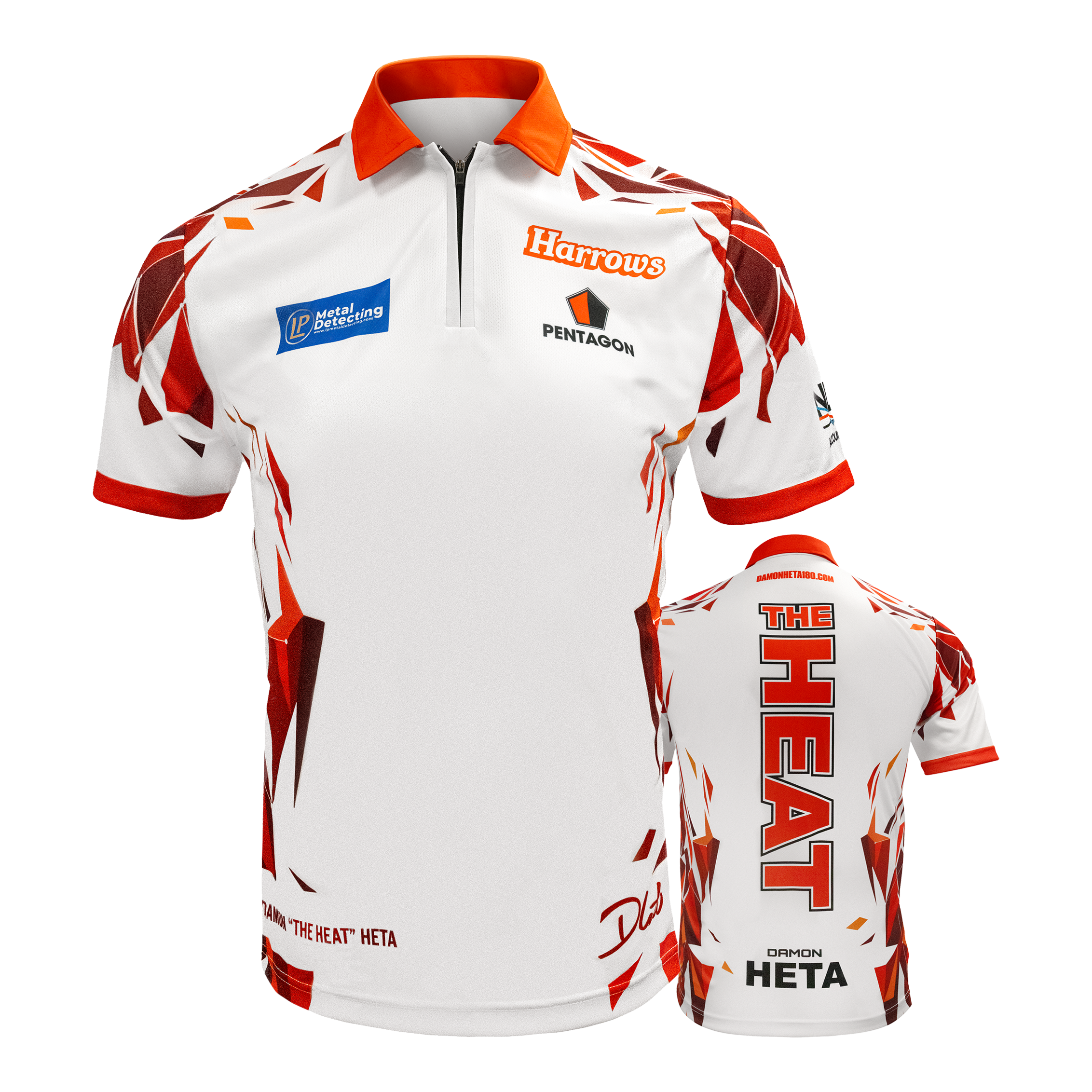 Harrows Damon Heta Playershirt Dies ist das Harrows Damon Heta Playershirt. Das Produkt ist ein Dartspielertrikot.
