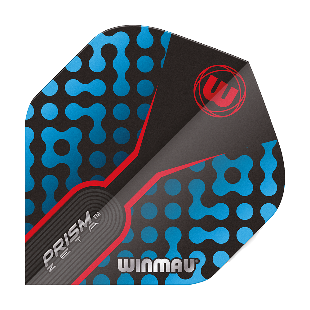 Winmau Prism Zeta BlueRed Standard Flights Winmau Prism Zeta BlueRed Standard Flights