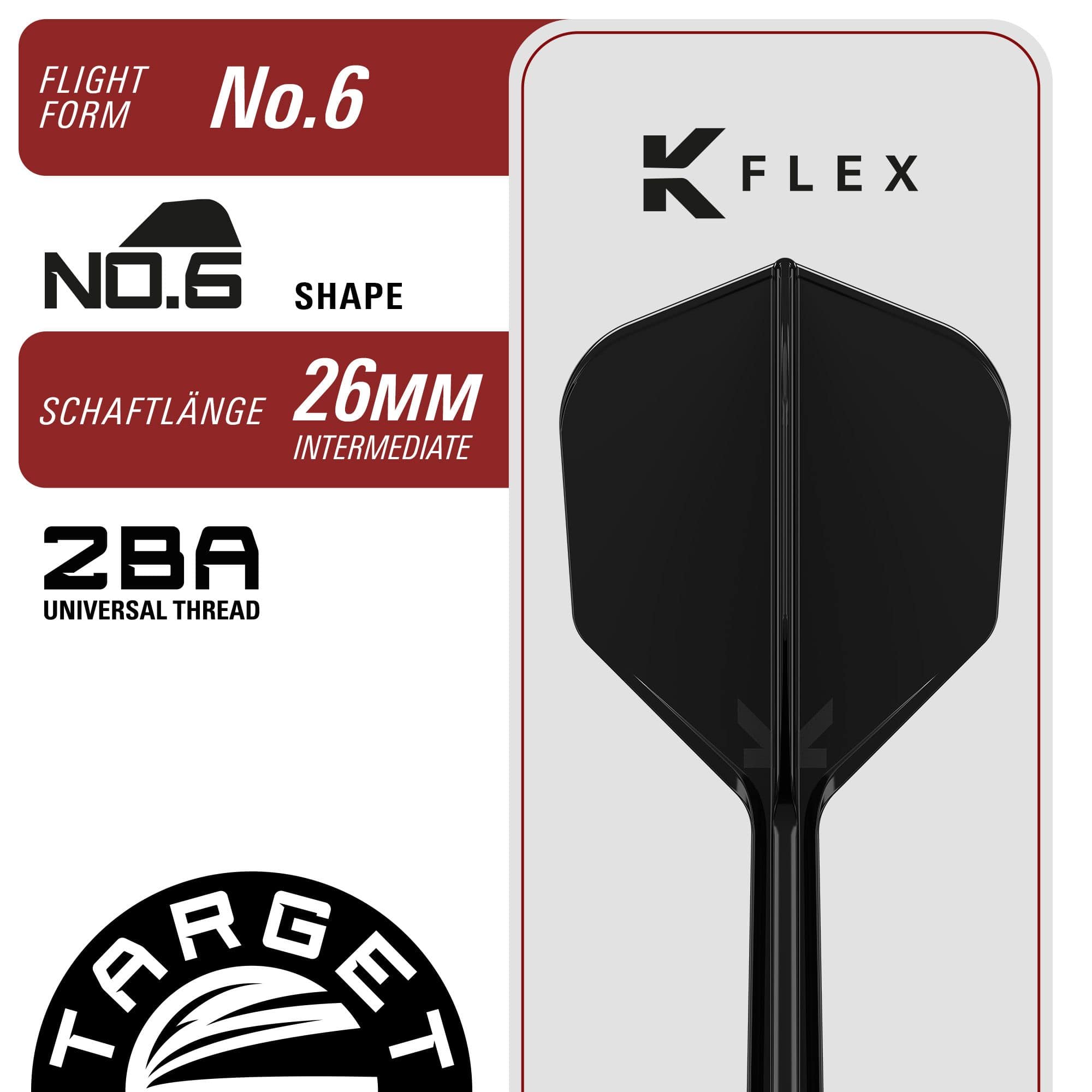 Target Black Marque Creed Softdarts - 21,5g Target Black Marque Creed Softdarts - 21,5g. Schwarze Softdarts mit besonderer Griffstruktur.