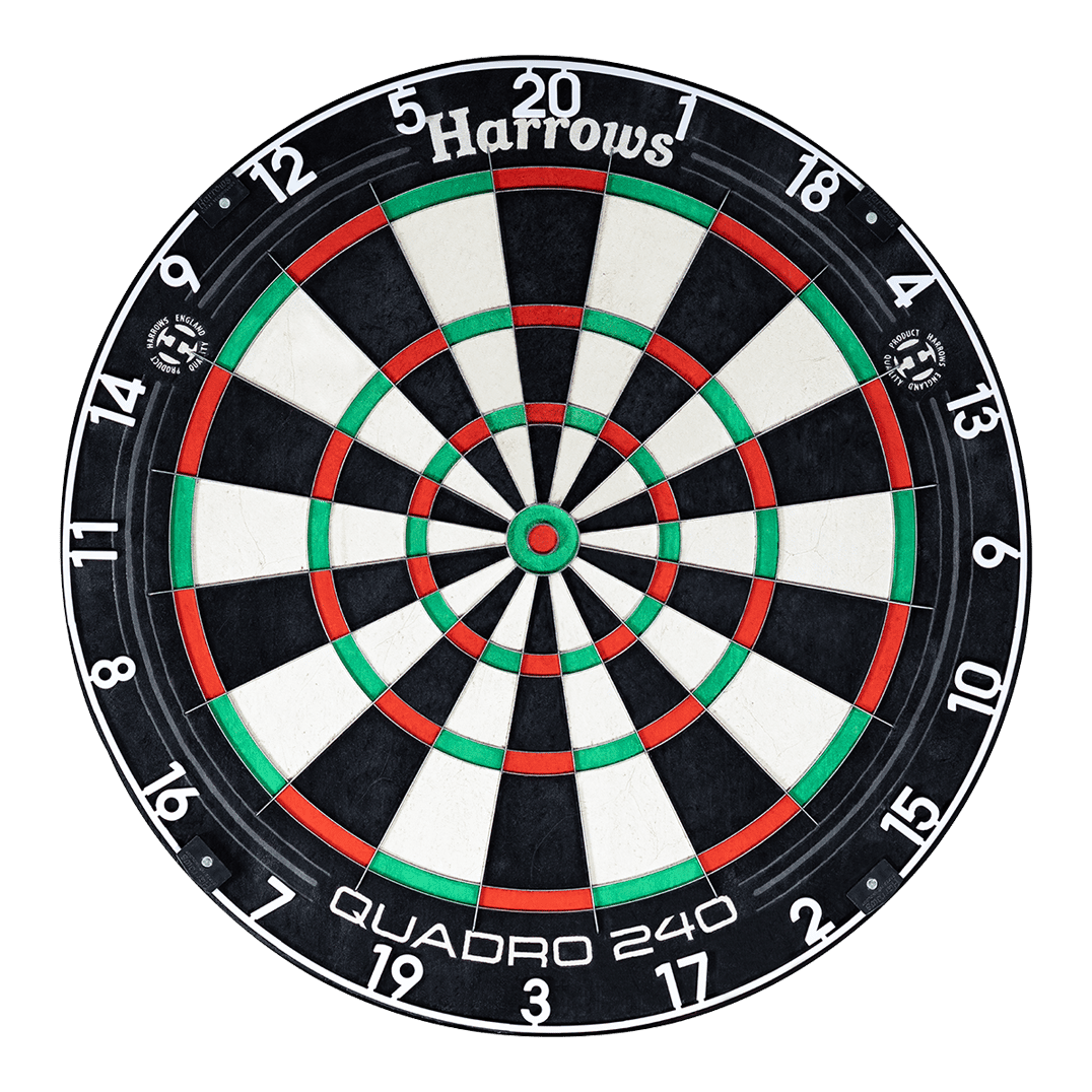 Harrows Quadro 240 Steeldartboard Harrows Quadro 240 Steeldartboard