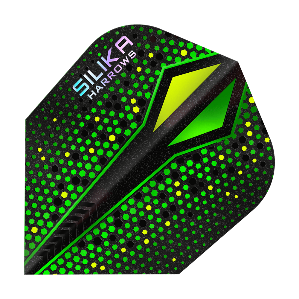 Harrows Silika Colourshift Tough Crystalline Coating Green-X No6 Flights Harrows Silika Colourshift Tough Crystalline Coating Green-X No6 Flights