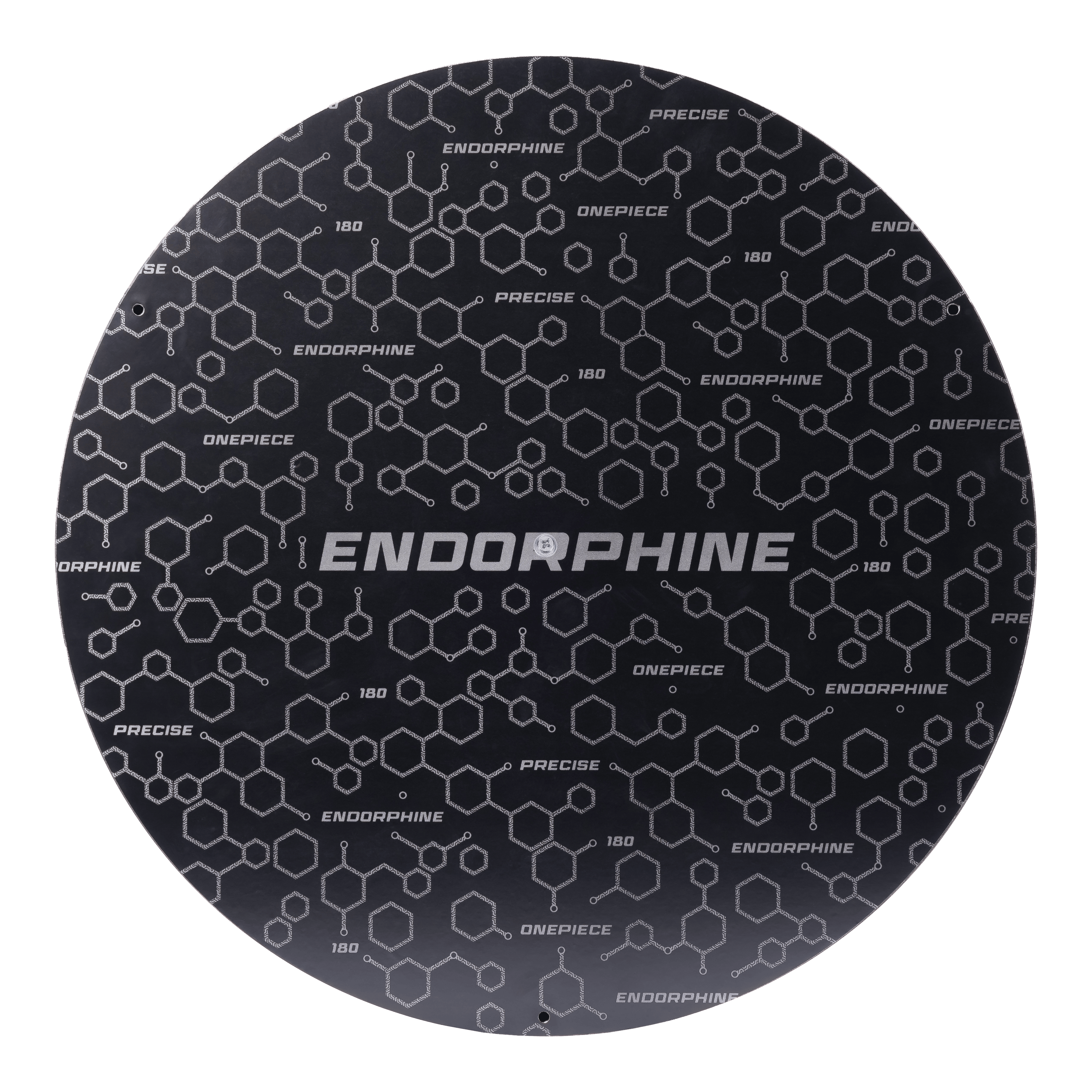 Precise 180 Endorphine Steeldartboard mit Nummernring - Classic White Dieses Bild zeigt das Precise 180 Endorphine Steeldartboard mit Nummernring in Weiß. Es ist ein hochwertiges Dartboard mit klaren Zahlen.