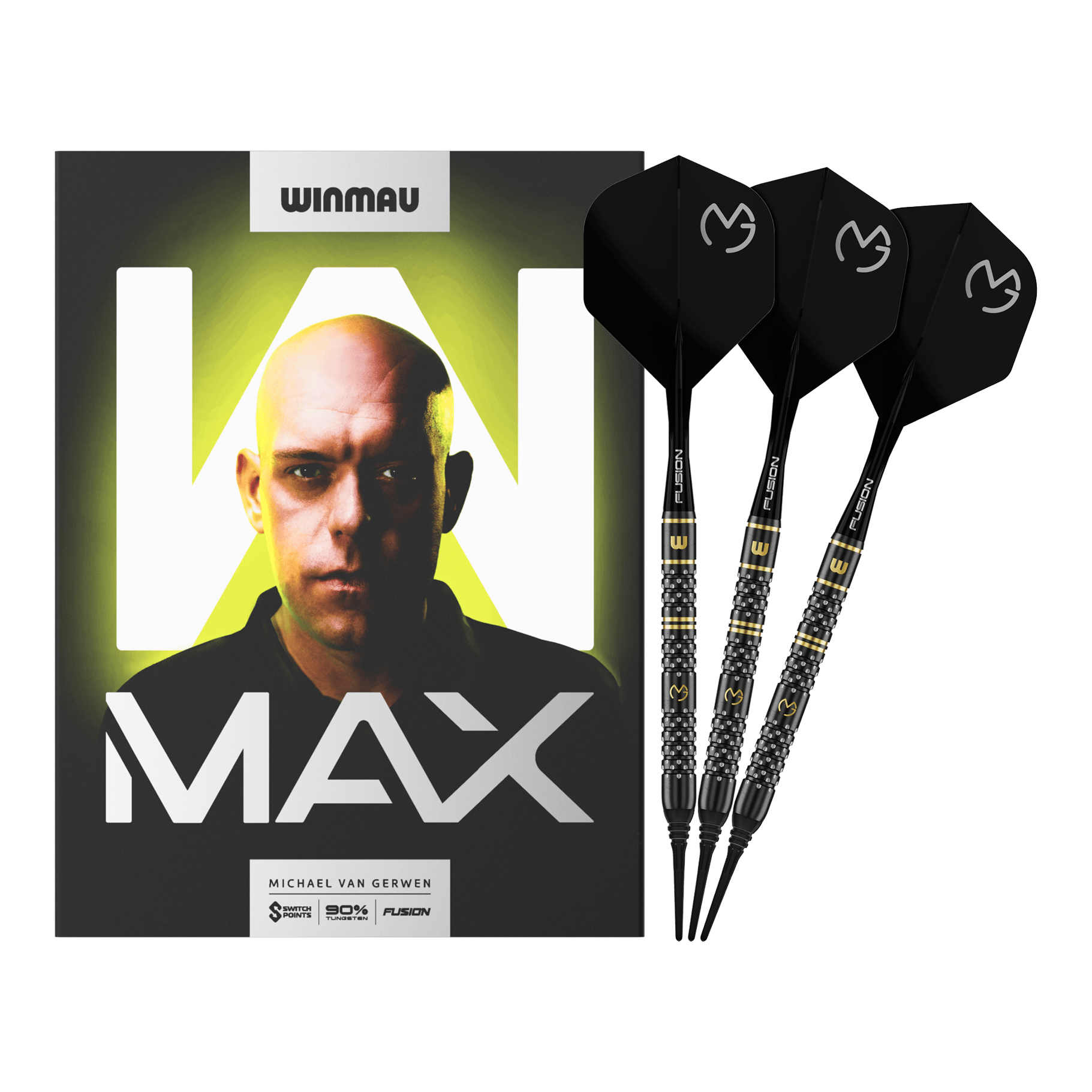 Winmau Michael Van Gerwen W-MAX Softdarts - 18g Winmau Michael Van Gerwen W-MAX Softdarts - 18g