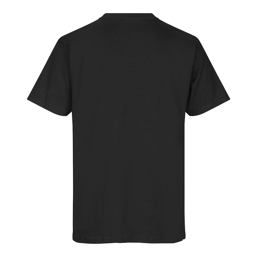 Barrels and Shafts T-Shirt - Schwarz Dies ist ein einfaches schwarzes T-Shirt. Auf dem Bild ist die Rückseite des T-Shirts zu sehen.