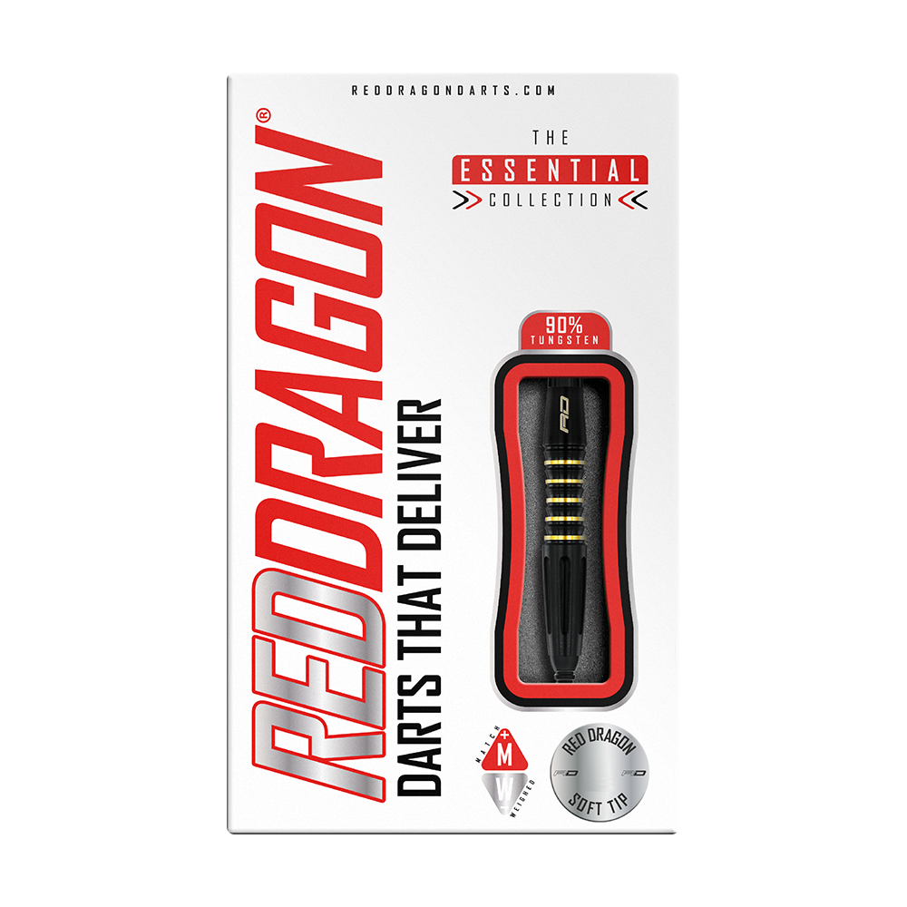 Red Dragon Clarion Black Softdarts - 20g