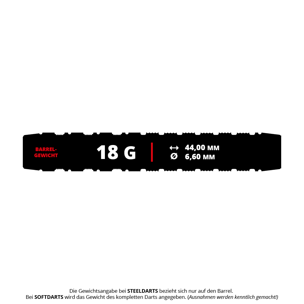 Target Japan Prime Series George Nishitani Raptor GEN6 Softdarts - 19,5g Das Bild zeigt die Target Japan Prime Series George Nishitani Raptor GEN6 Softdarts mit 19,5g. Diese hochwertigen Softdarts sind ideal für Präzisionsspiele geeignet.