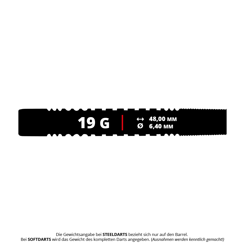 Unicorn Wraith James Wade Softdarts - 19g Das Bild zeigt die Unicorn Wraith James Wade Softdarts - 19g. Diese Softdarts sind speziell für Dartfans und Spieler entwickelt.