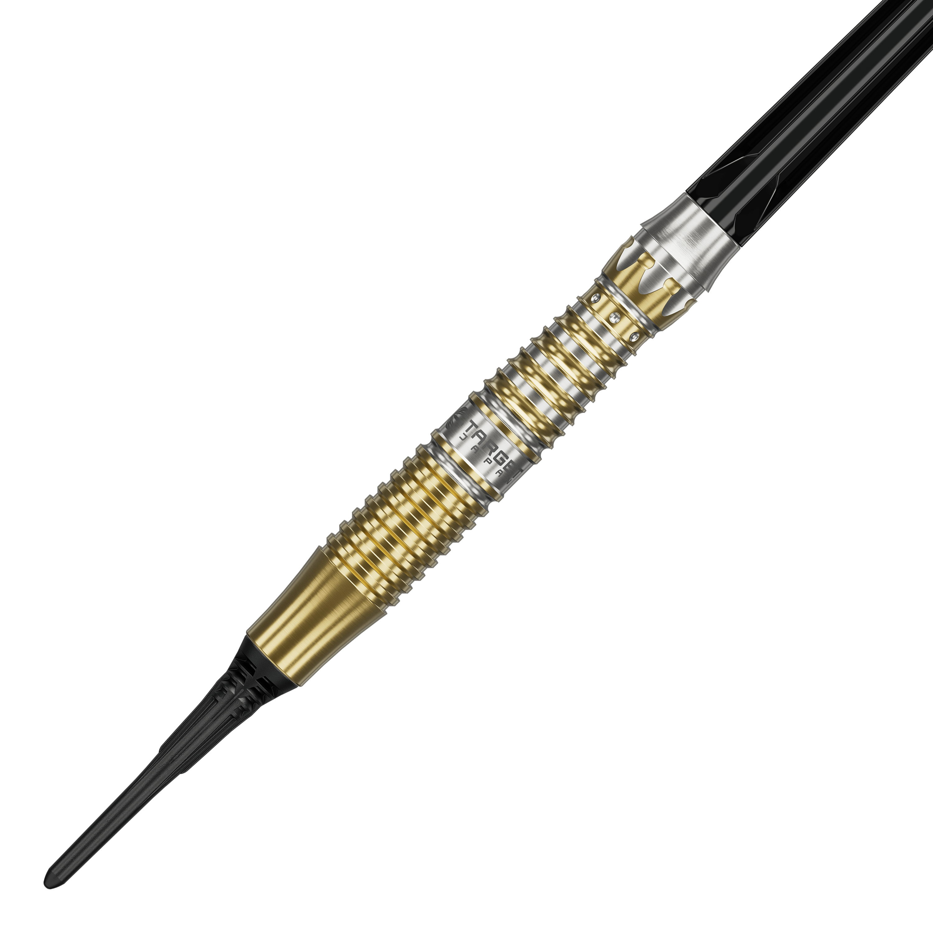 Target Black Marque Enzo Softdarts - 18g Abgebildet sind Target Black Marque Enzo Softdarts mit einem Gewicht von 18g. Diese Softdarts zeichnen sich durch ihr elegantes schwarzes Design aus.