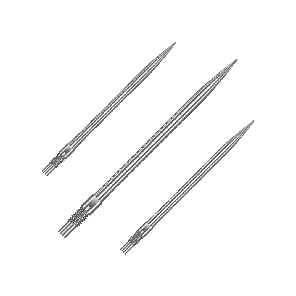 Harrows Quick Point Micro Ridge Dartspitzen - Silber