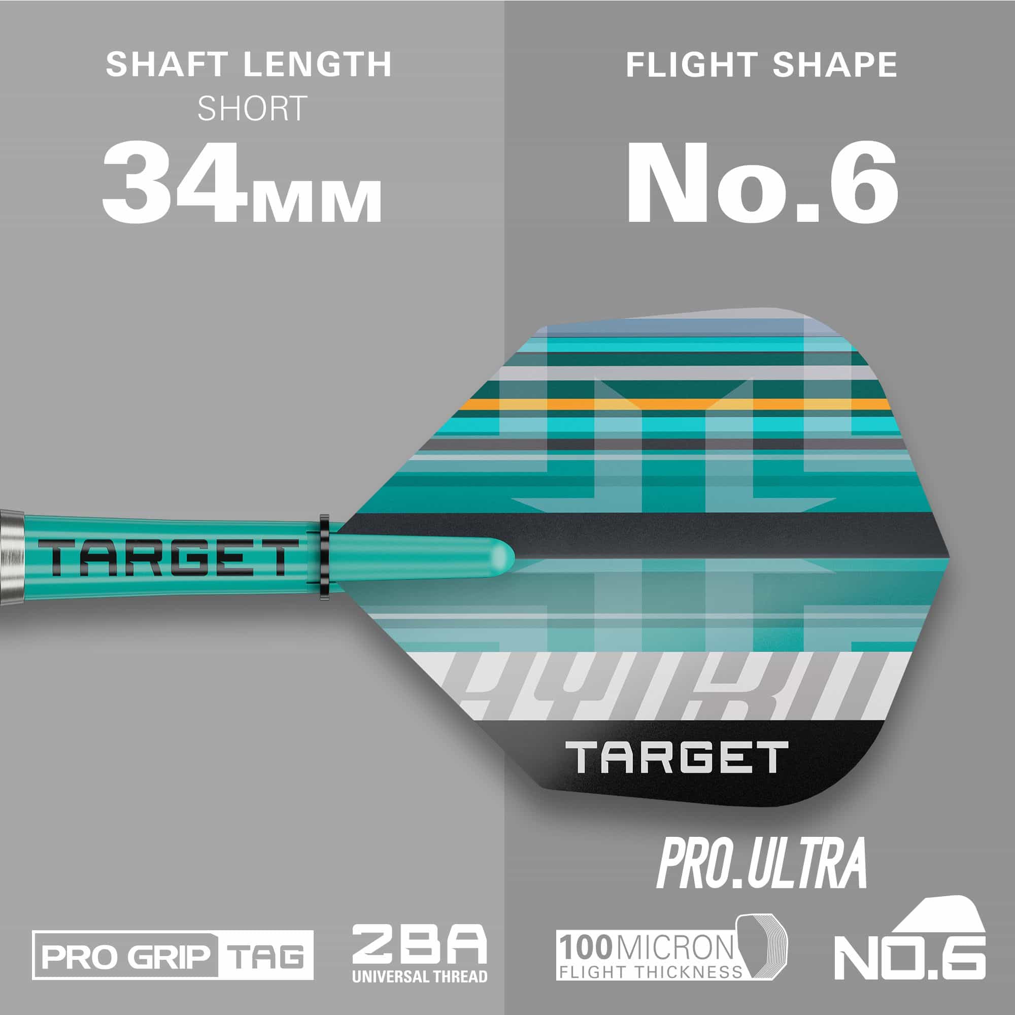 Target Hydro 12 Softdarts Das Bild zeigt die Target Hydro 12 Softdarts. Sie sind in einem modernen Design für Dartspieler gefertigt.