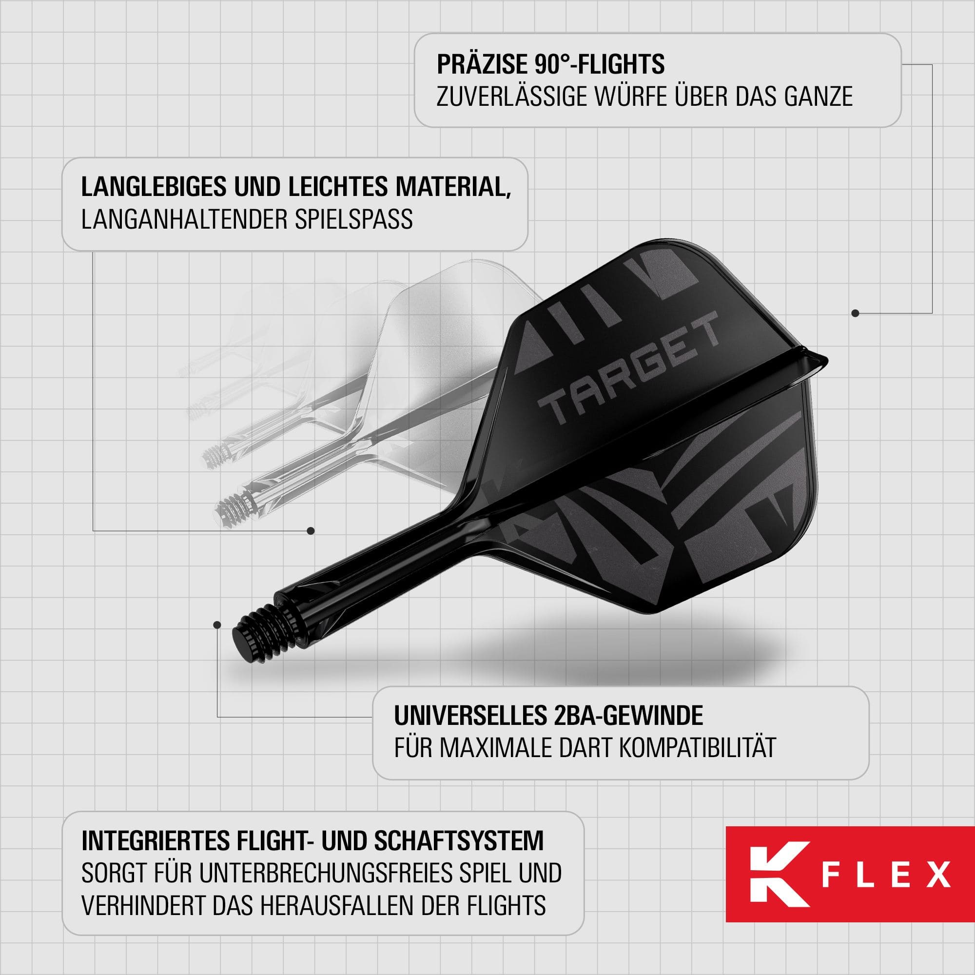 Target K-Flex Black No2 Standard Flights Target K-Flex Black No2 Standard Flights