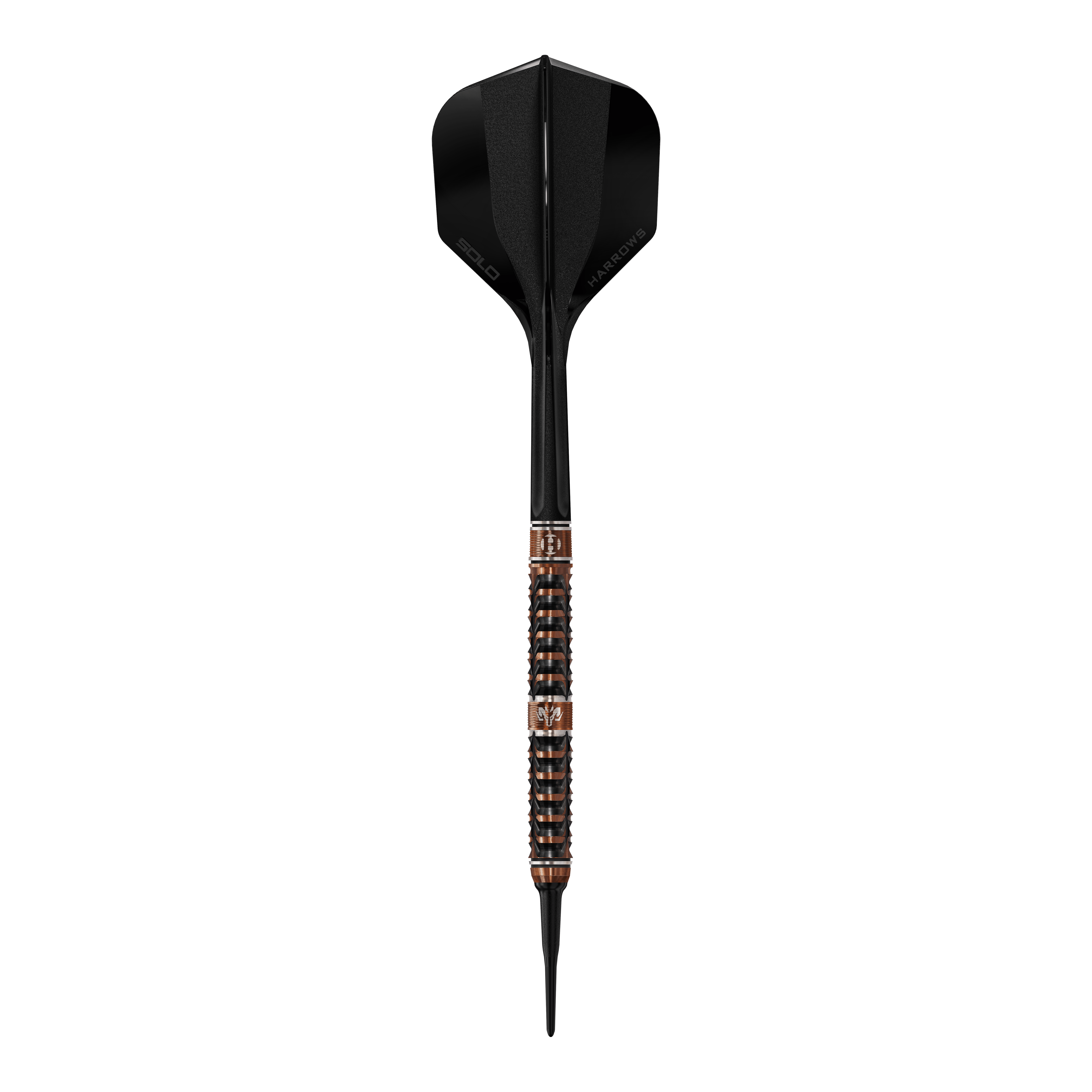 Harrows Wolfram Trinity Softdarts Die Abbildung zeigt Harrows Wolfram Trinity Softdarts. Die Softdarts werden aus der Nähe präsentiert.