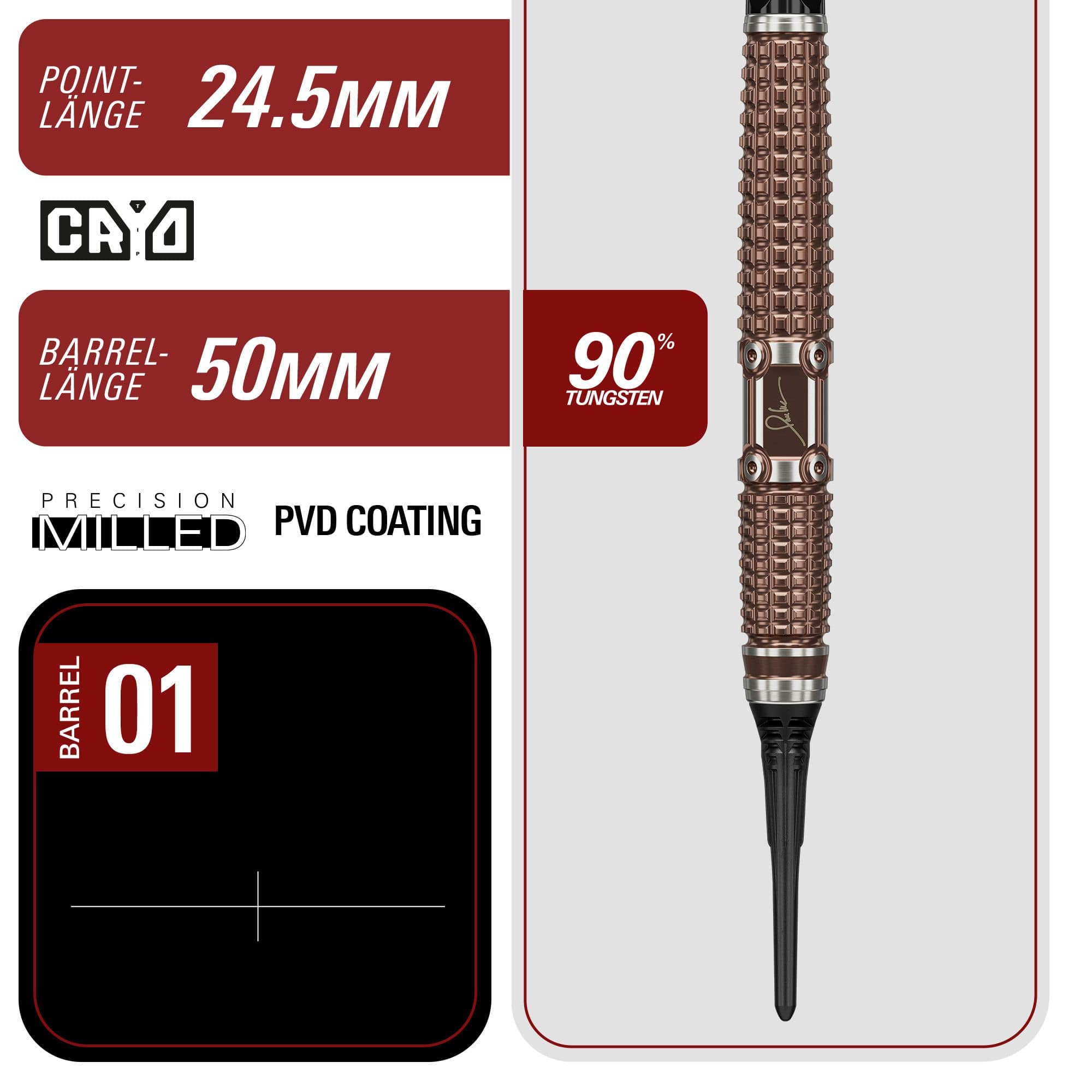 Target Japan Paul Lim The Legend GEN10 Softdarts - 20g
