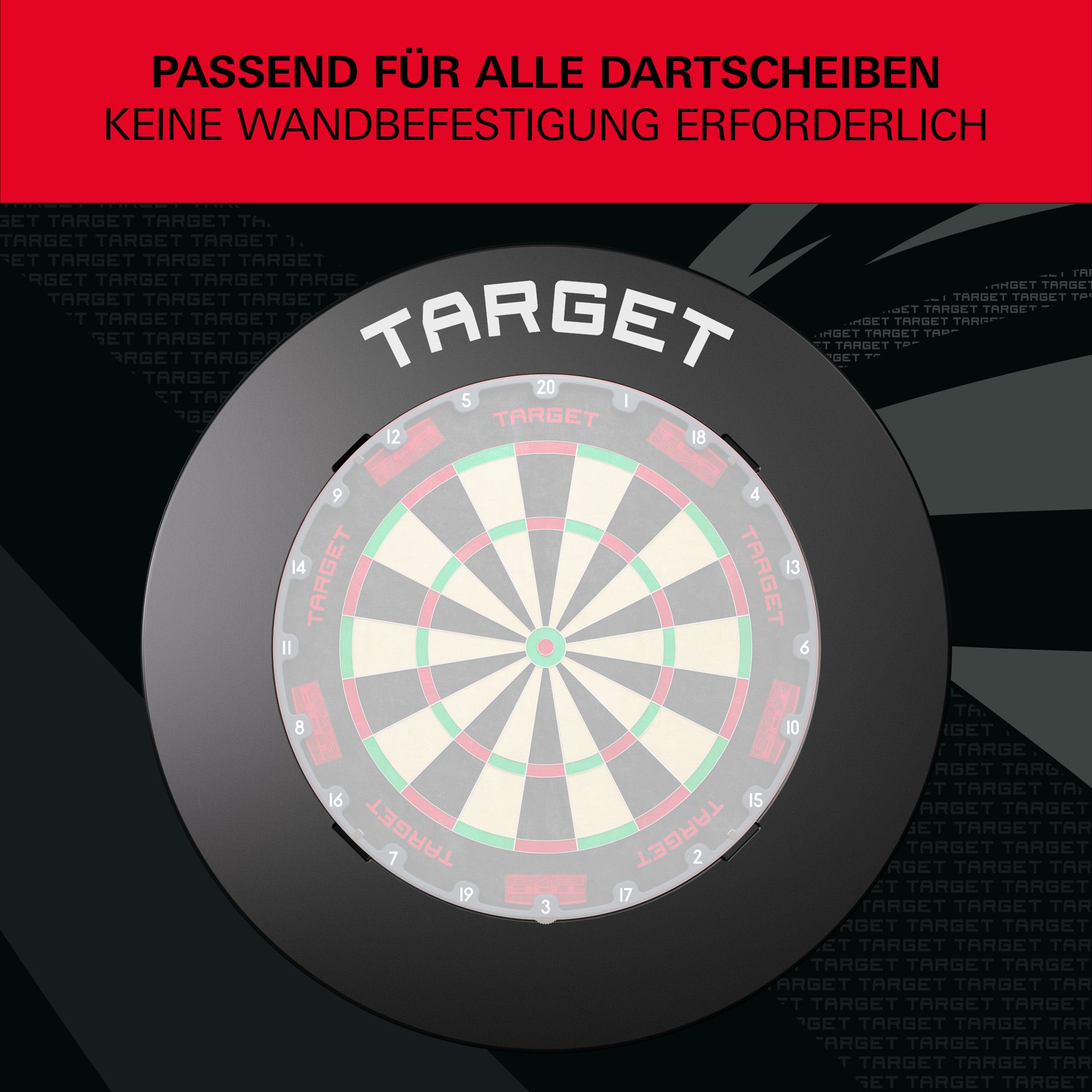 Target Notched Dartboard Surround