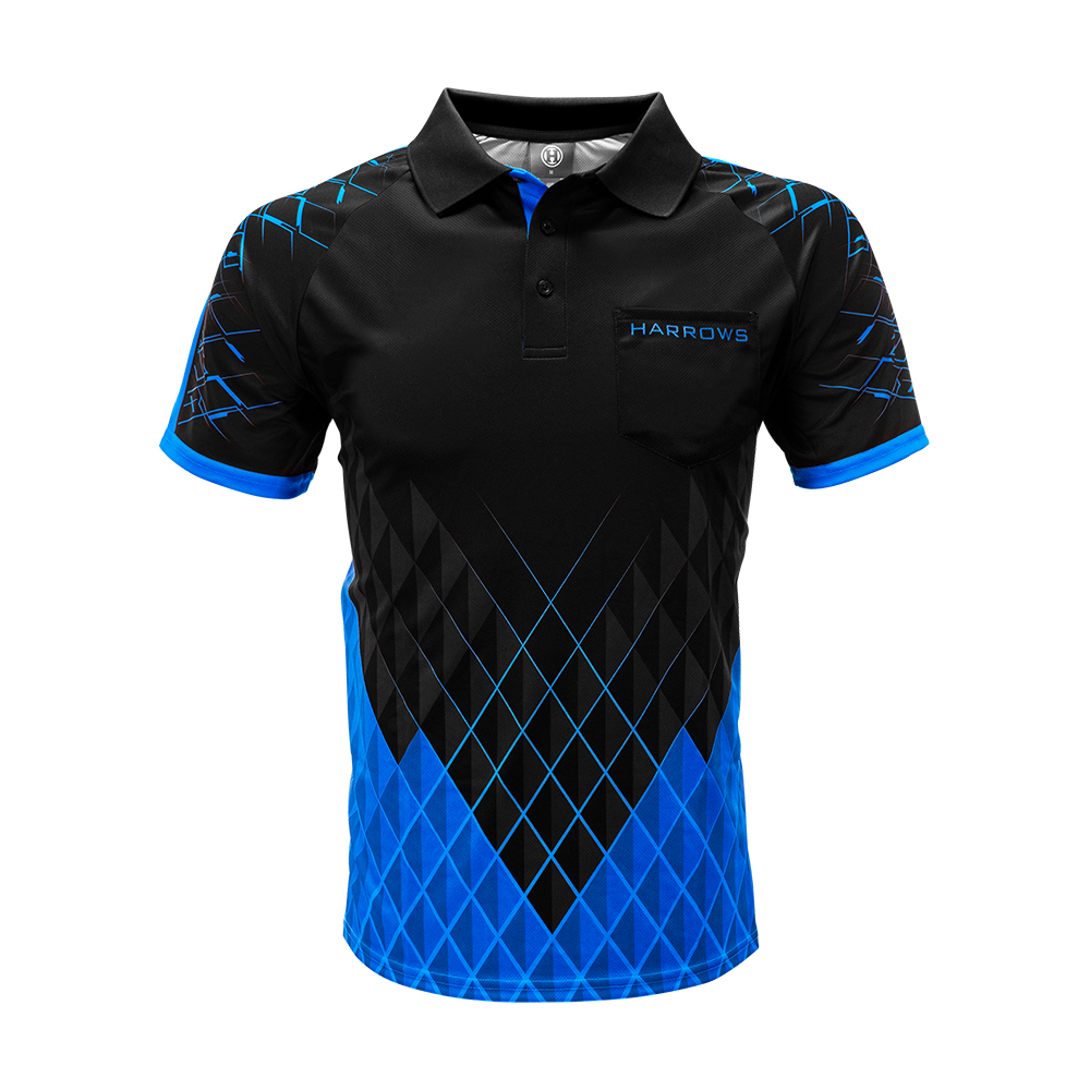 Harrows Paragon Dartshirt - Blau