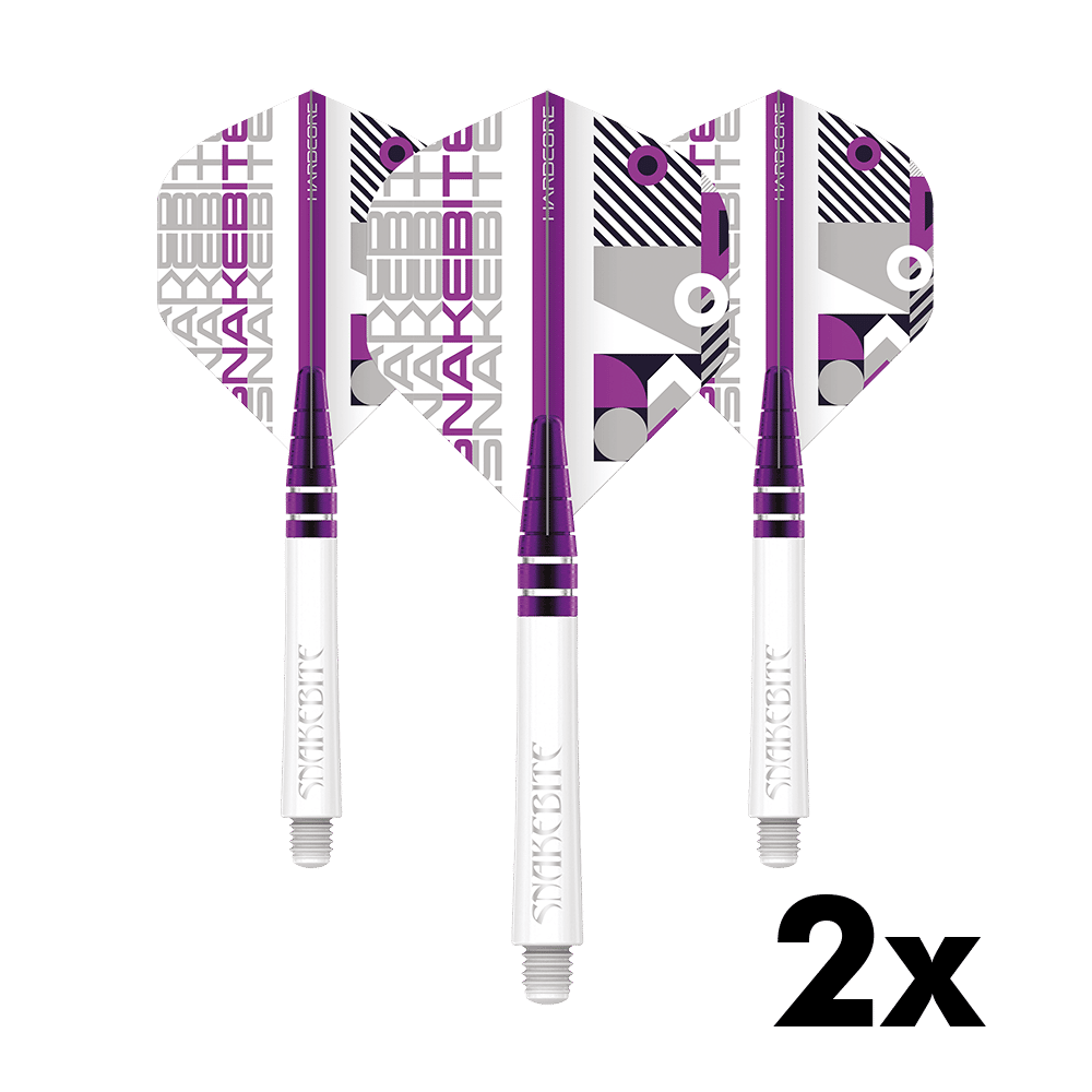 Red Dragon Peter Wright White Flight Shafts Combo Pack