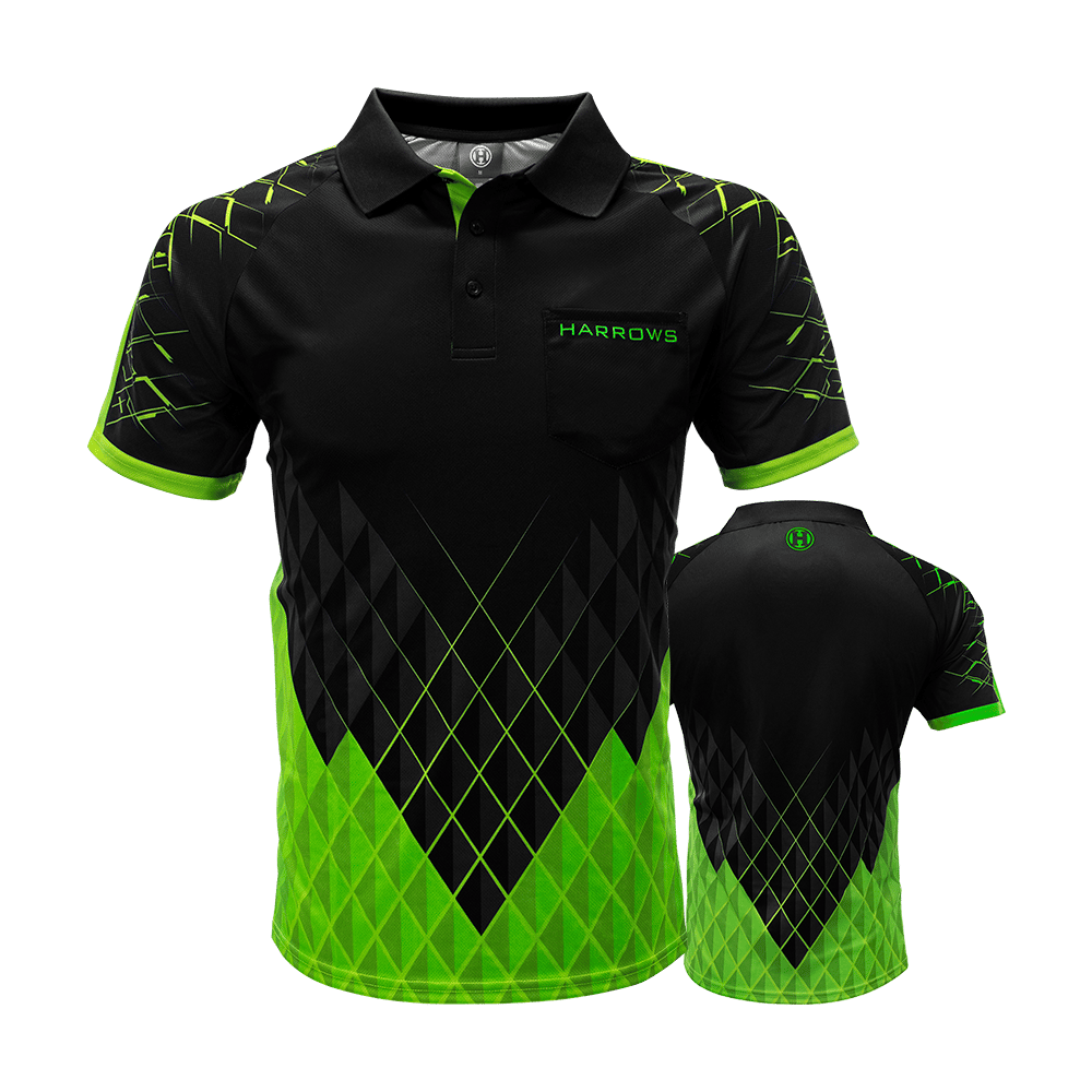 Harrows Paragon Dartshirt - Grün