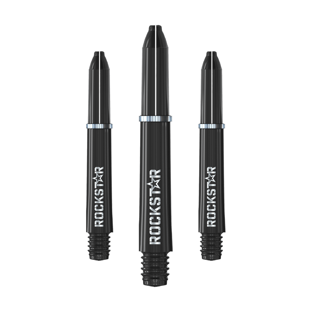 Winmau Joe Cullen Rockstar Nylon Shafts Schwarz