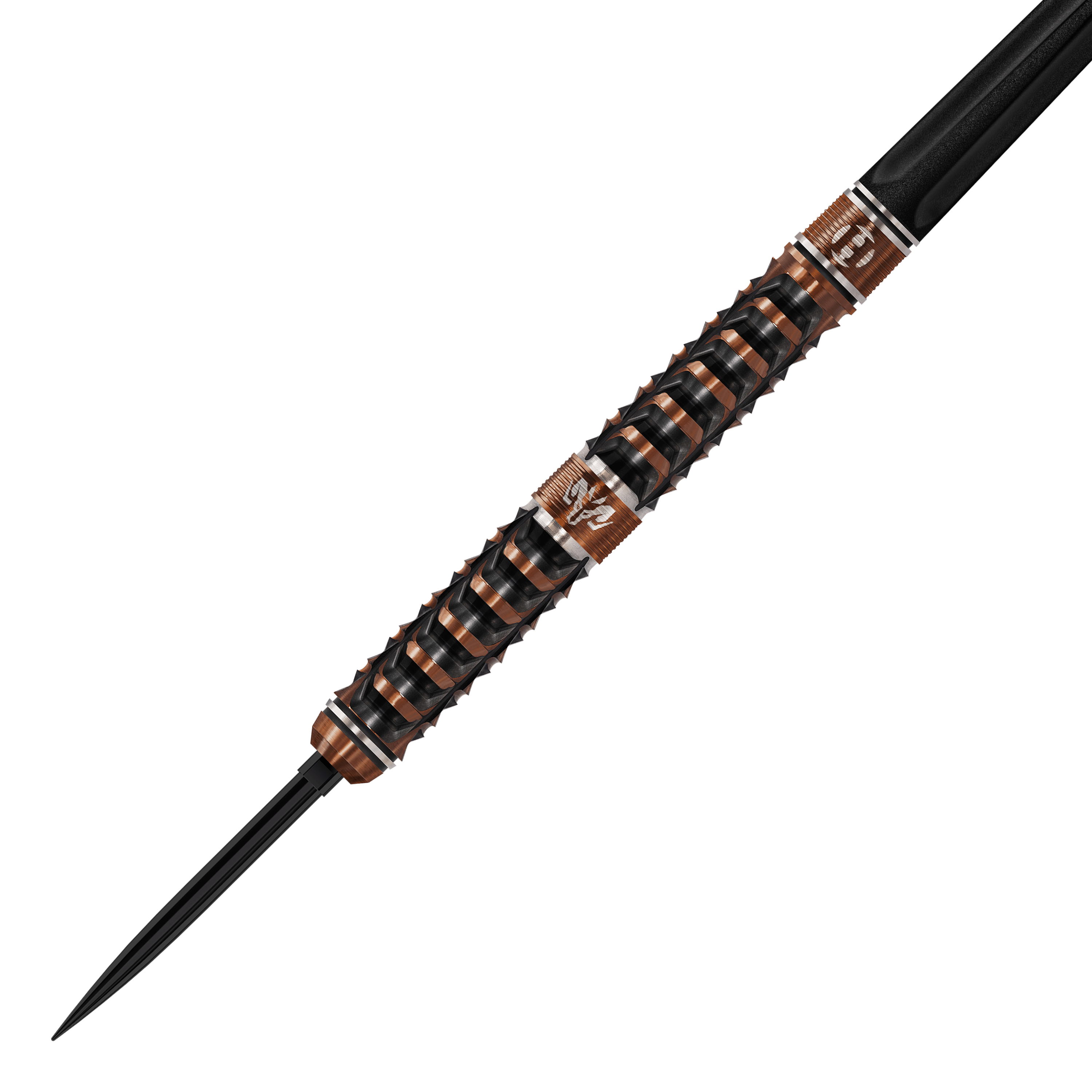 Harrows Wolfram Trinity Quick Point Steeldarts Harrows Wolfram Trinity Quick Point Steeldarts sind auf diesem Bild abgebildet. Diese Steeldarts sind für präzises Dartspiel konzipiert.