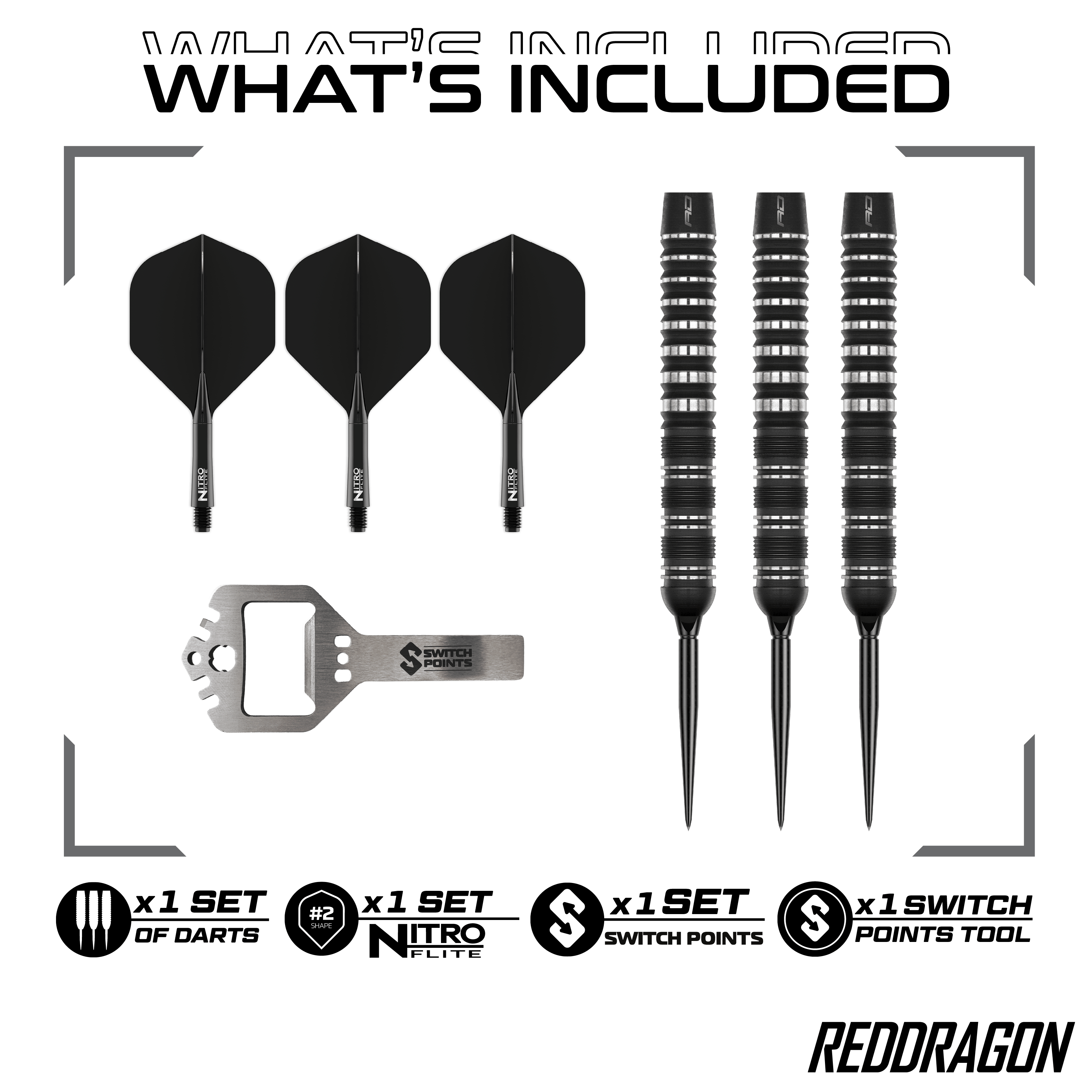 Red Dragon Sable Parallel Switch Point Steeldarts Hier ist der Red Dragon Sable Parallel Switch Point Steeldarts zu sehen. Diese Steeldarts stehen für Qualität und Langlebigkeit.