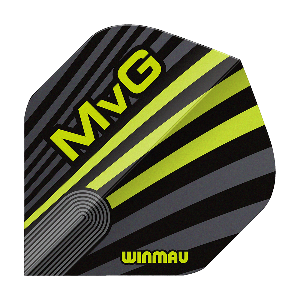 Winmau Prism Delta MvG Grey Green No2 Standard Flights Winmau Prism Delta MvG Grey Green No2 Standard Flights
