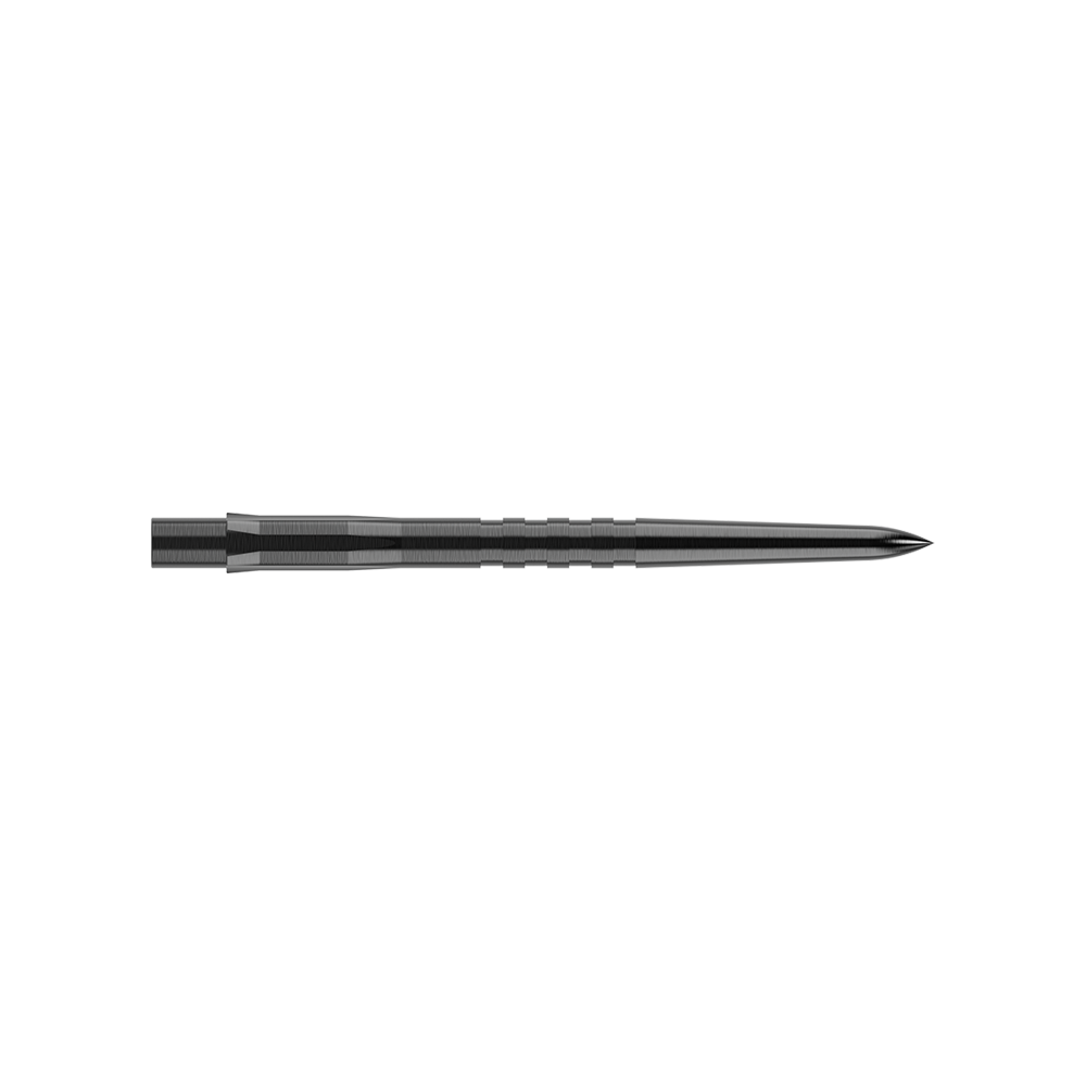 Caliburn System Steeldartspitzen - Grooved - Schwarz