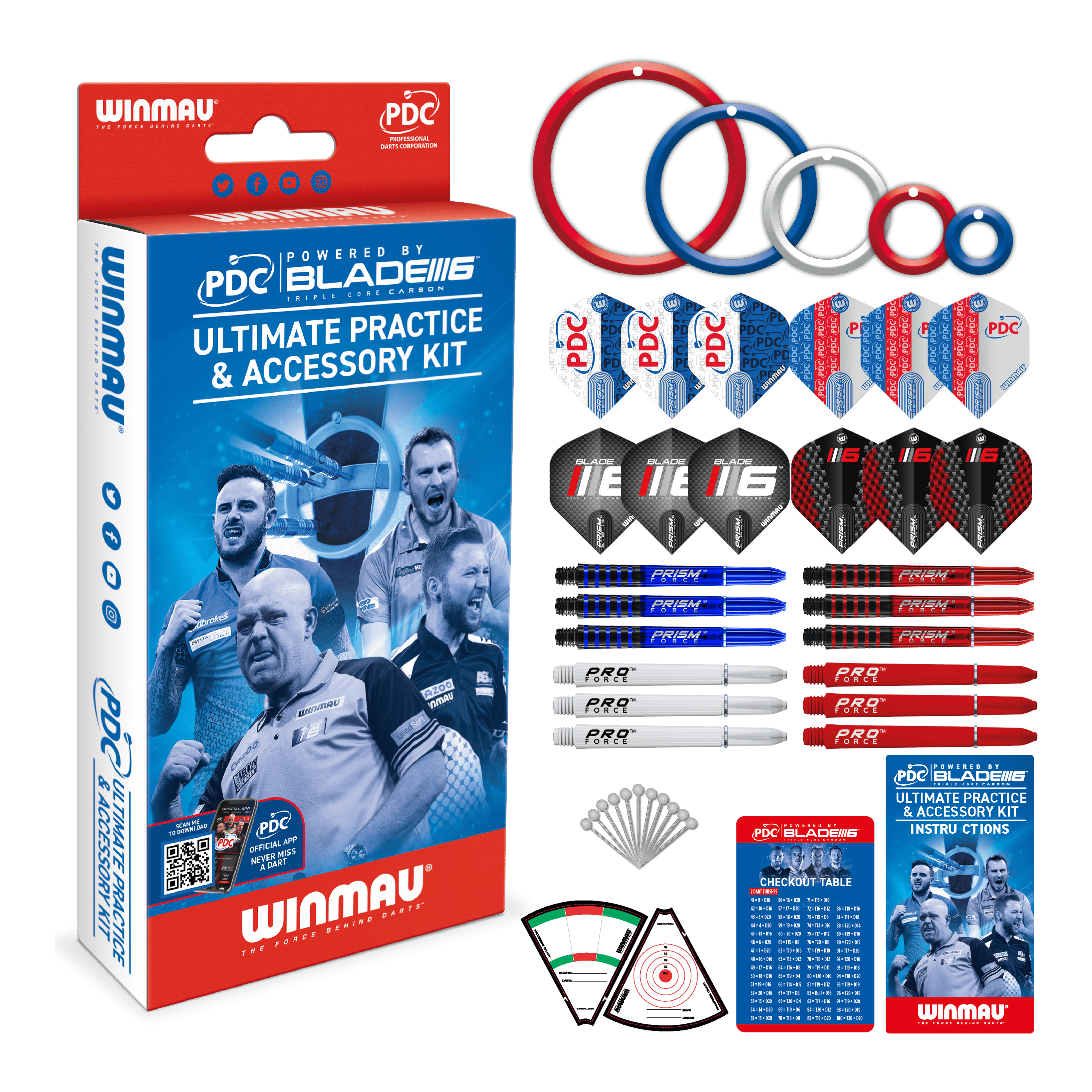 Winmau PDC Ultimate Practice Accessory Kit