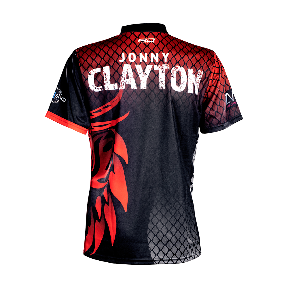 Red Dragon Jonny Clayton Tour Dartshirt