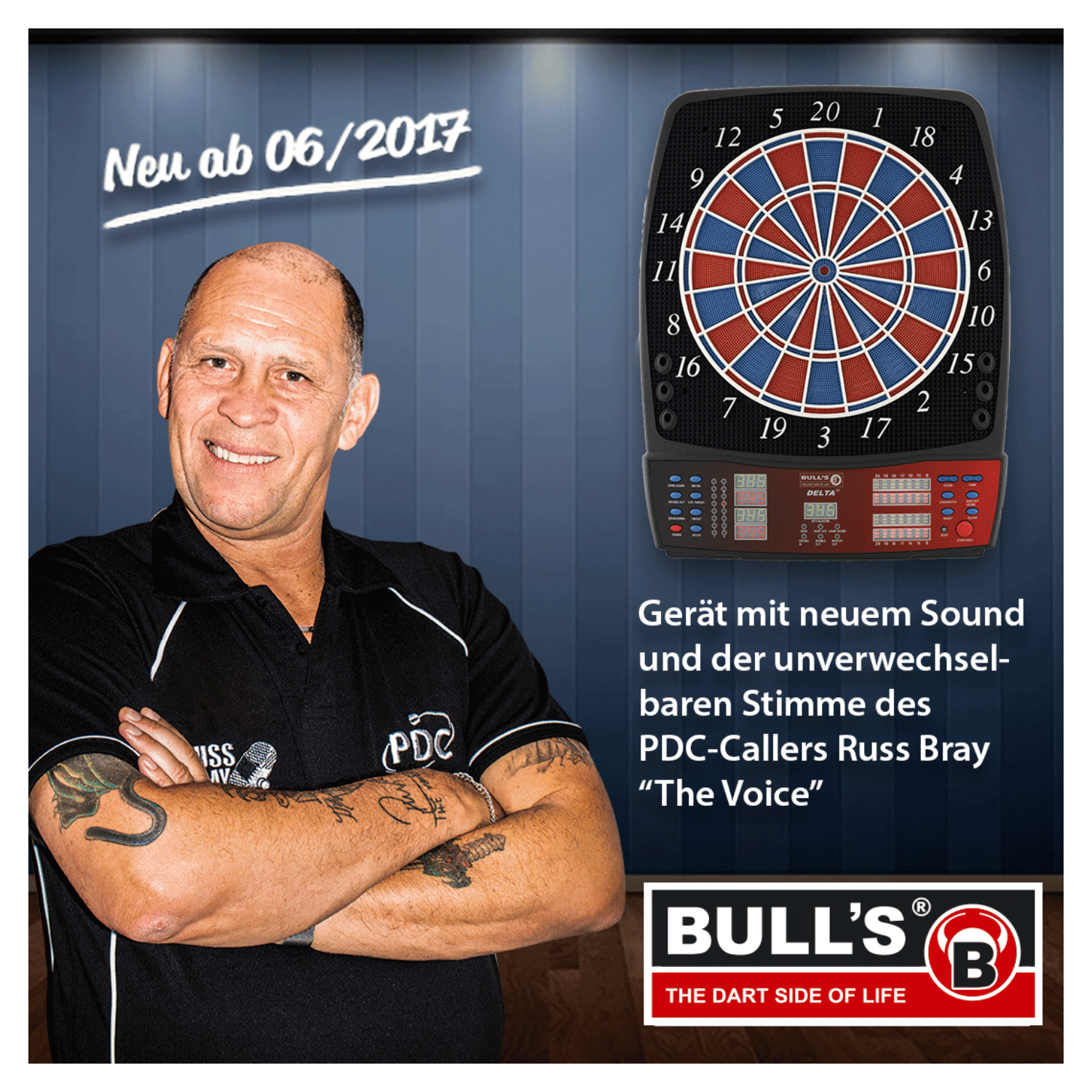 Bull‘s Delta IV Russ Bray E-Dartboard