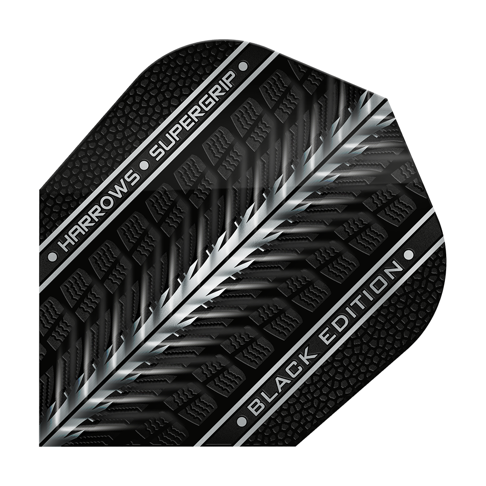 Harrows Supergrip Black-Edition No6 Flights Harrows Supergrip Black-Edition No6 Flights