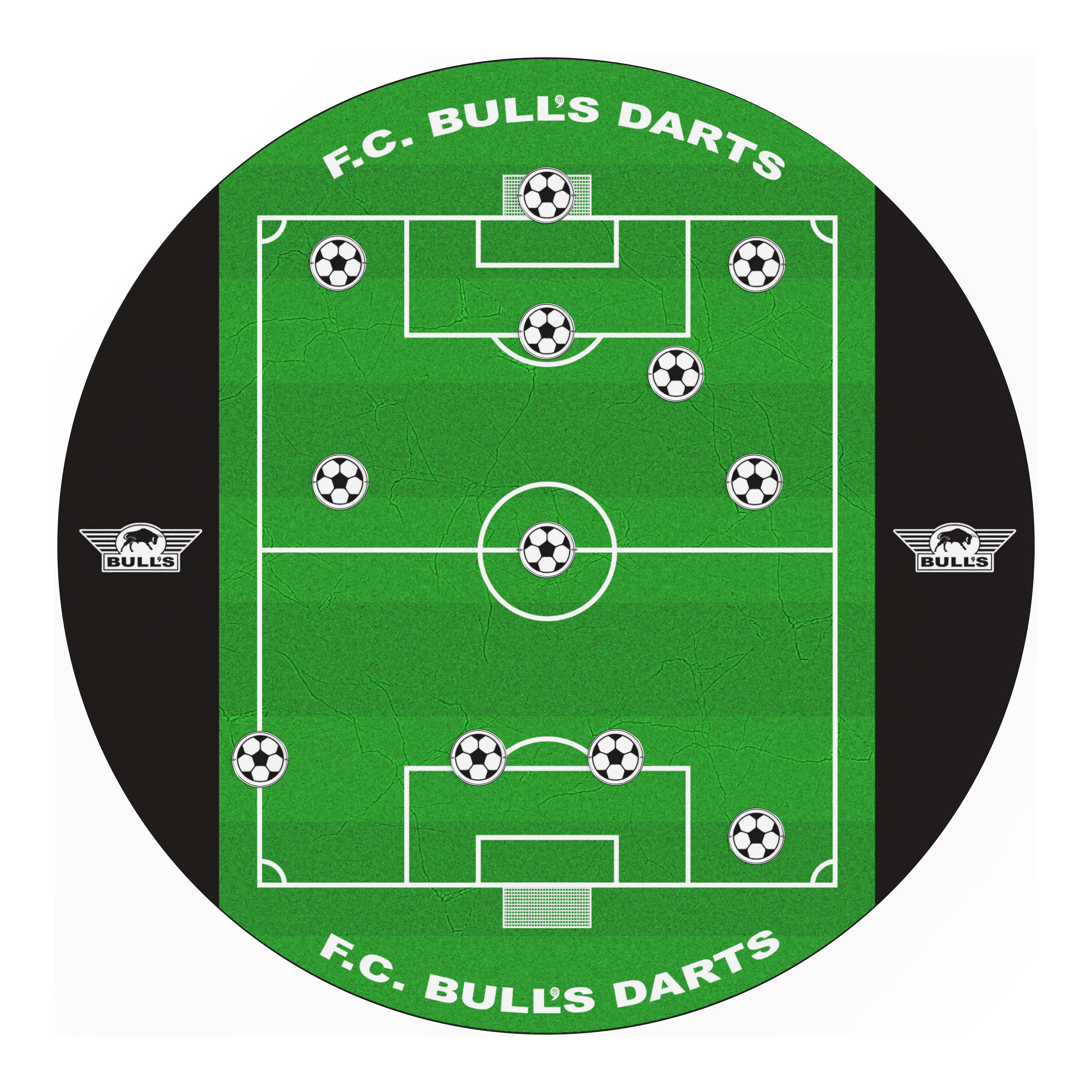 Bulls NL Game Board Football Dartboard