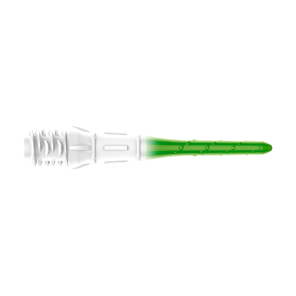 Dieses Bild zeigt L-Style Premium Lippoint Gradiation Dartspitzen 30er Pack in Forest Green. Die Dartspitzen werden gut sichtbar präsentiert.