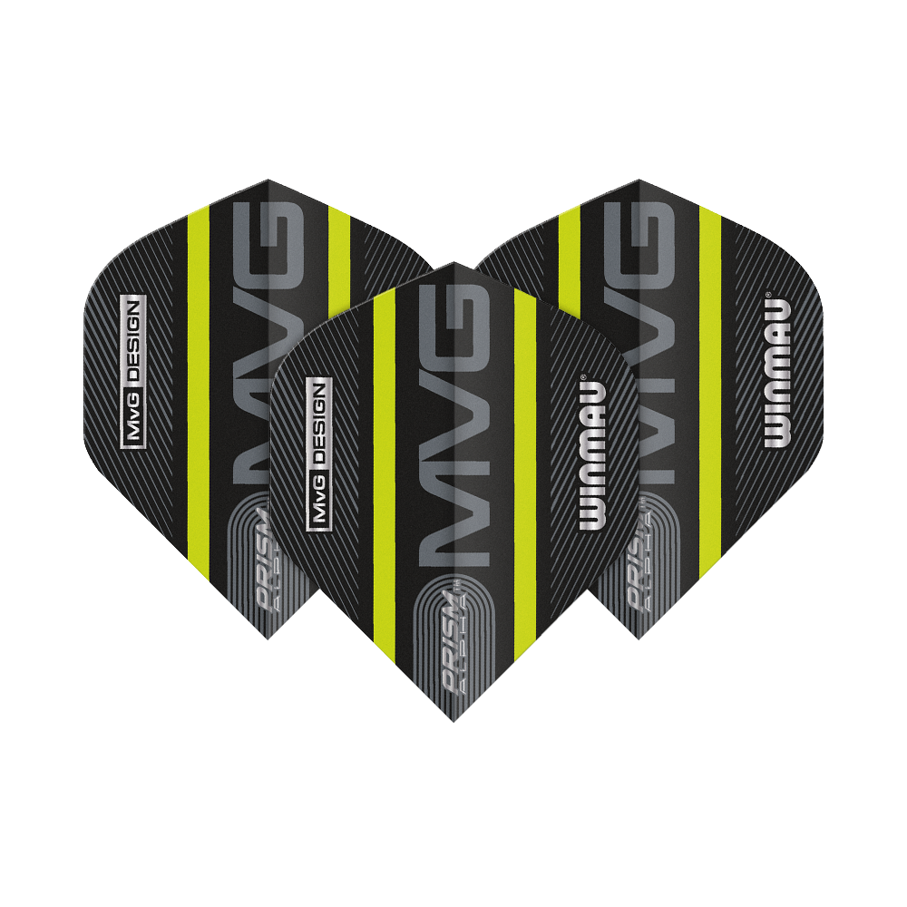 Winmau Prism Alpha MvG Green Standard Flights