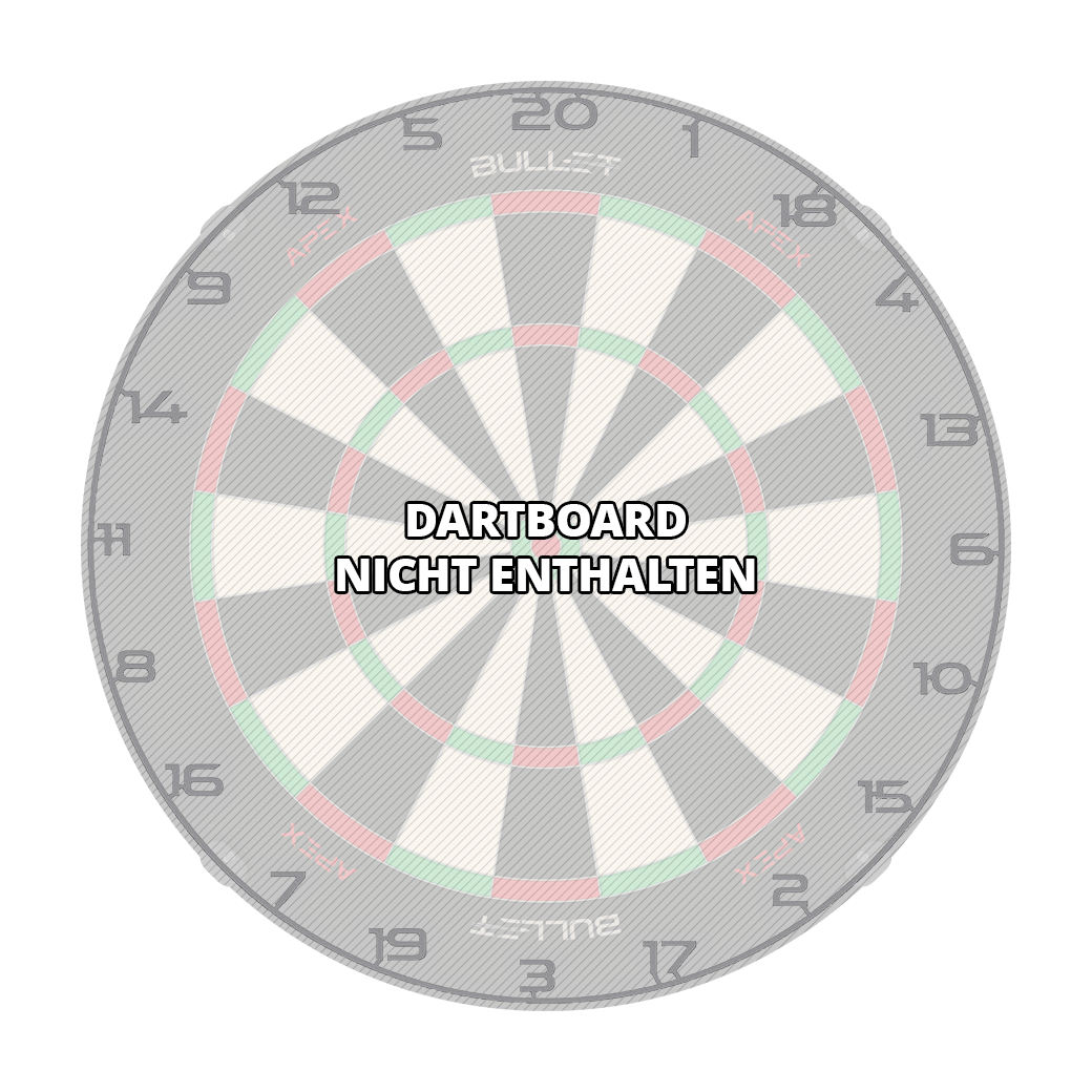 Bullet Dartboard Zahlenring Hier ist ein weiteres Bild eines grauen Zahlenrings für ein Dartboard zu sehen. Der Dateiname lautet BT1000110_Bullet_Dartboard_Zahlenring_Grau_3.