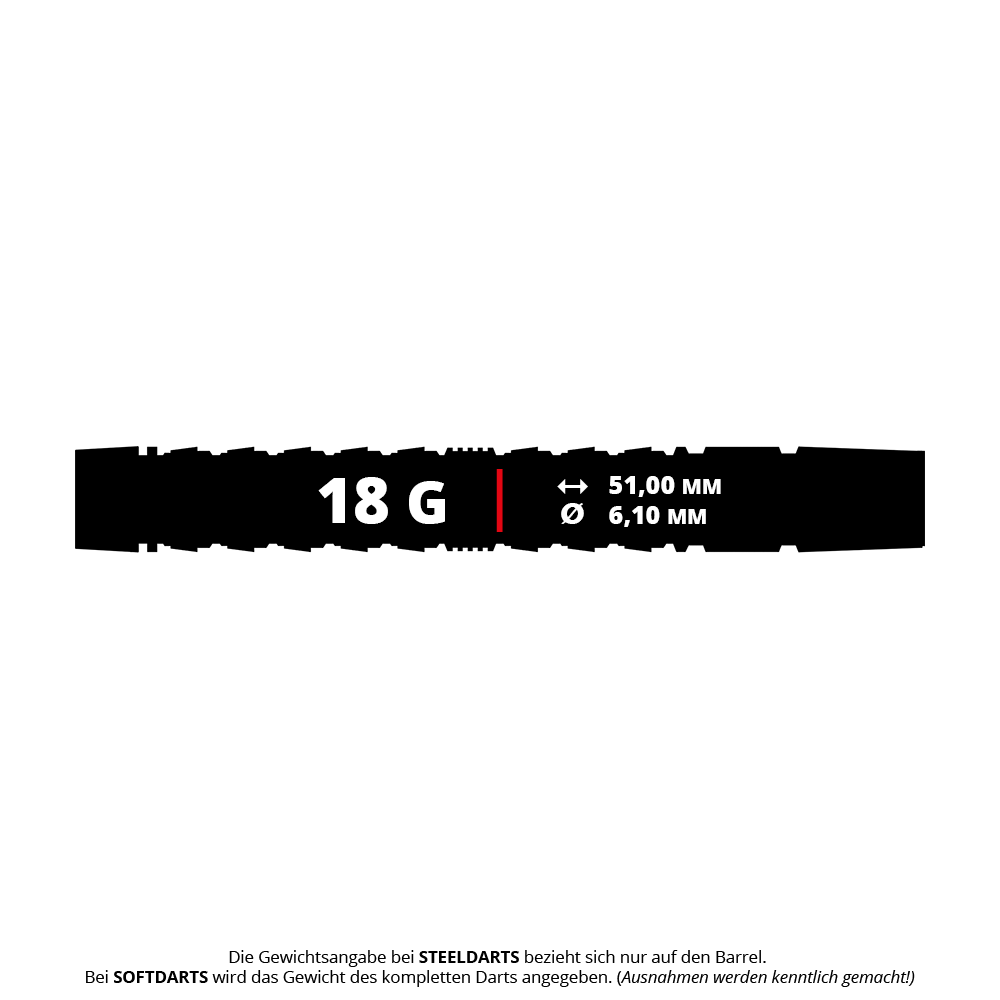 Harrows Luke Woodhouse Series 3 Softdarts - 18g Harrows Luke Woodhouse Series 3 Softdarts - 18g abgebildet. Das Bild zeigt die Darts aus der Produktserie von Luke Woodhouse.