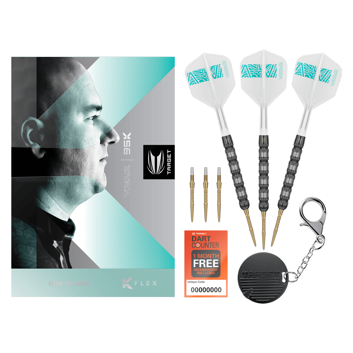 Target Rob Cross 95K Swiss Point Steeldarts