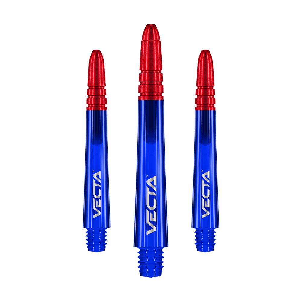 Winmau Vecta Shafts - Blau Rot Winmau Vecta Shafts - Blau Rot