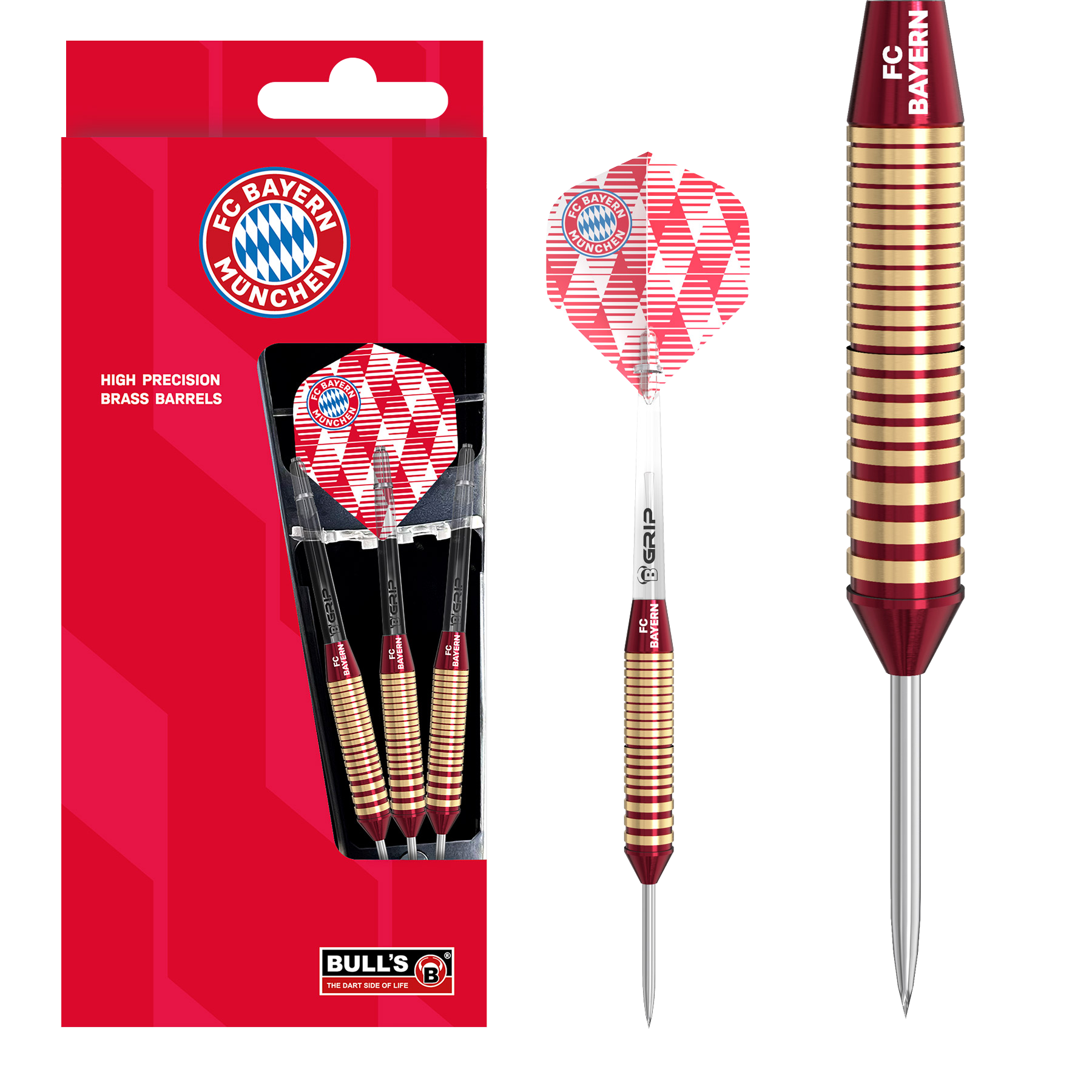 Bulls FC Bayern München Brass Steeldarts - 21g