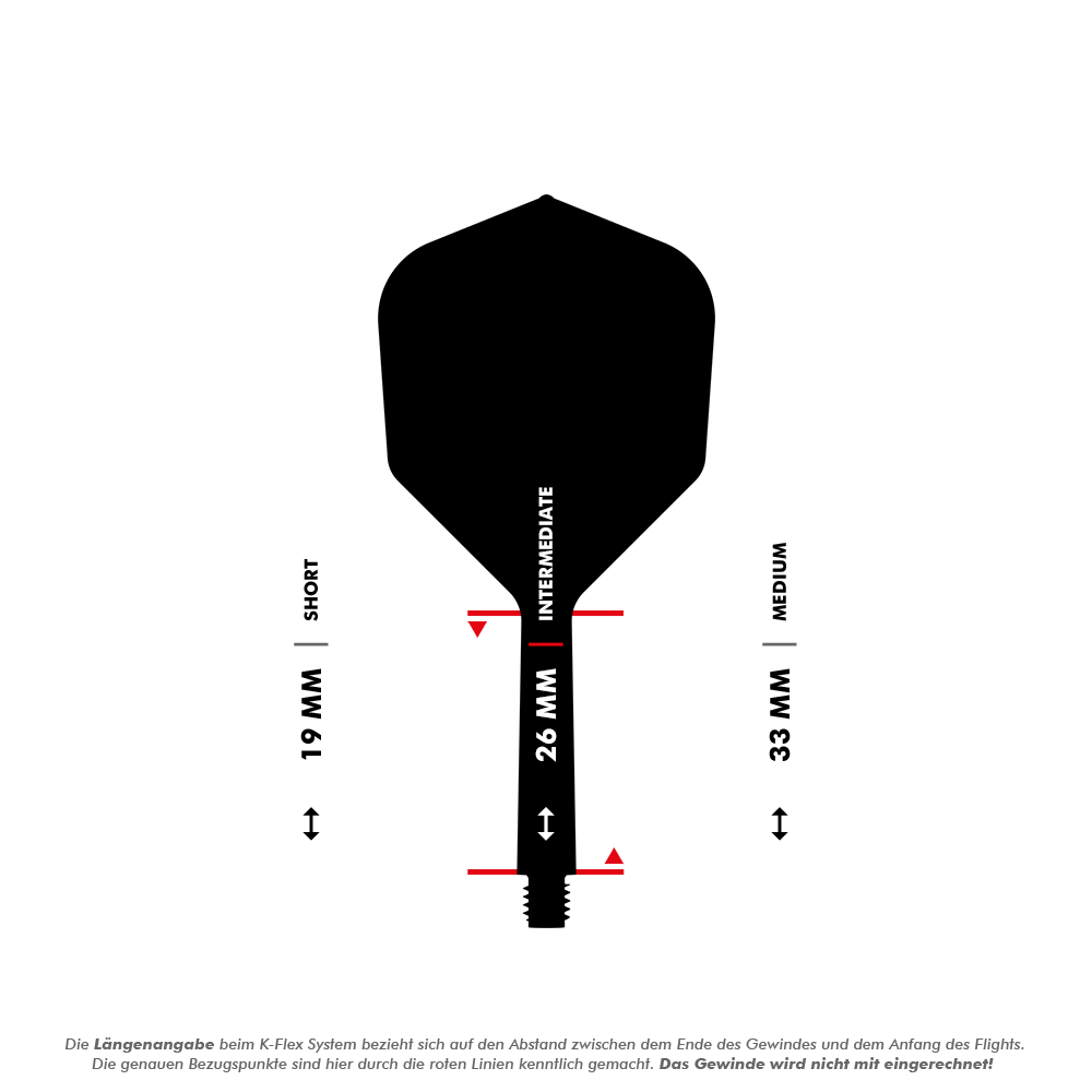 Target K-Flex No6 Flight-System - Weiß