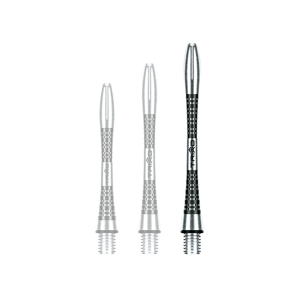 Winmau Triad Aluminium Shafts - Schwarz