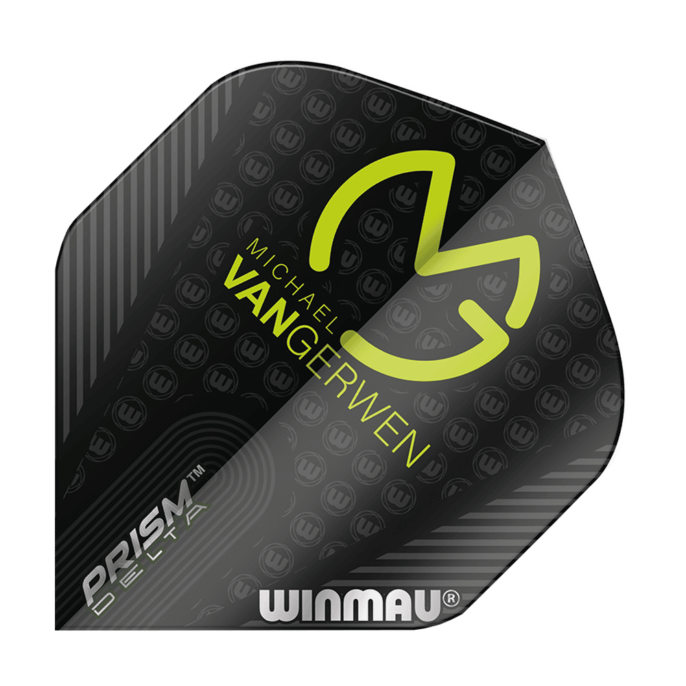 Winmau Prism Delta MvG Black Standard Flights